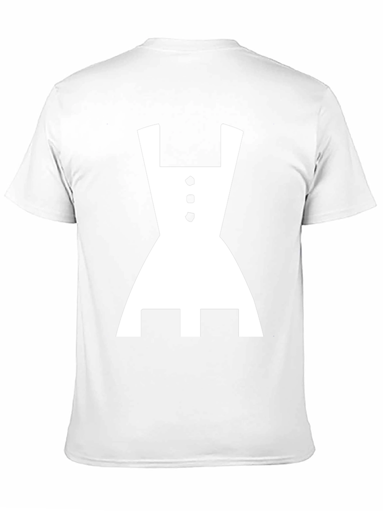 Black T-Shirt with White Dirndl Graphic