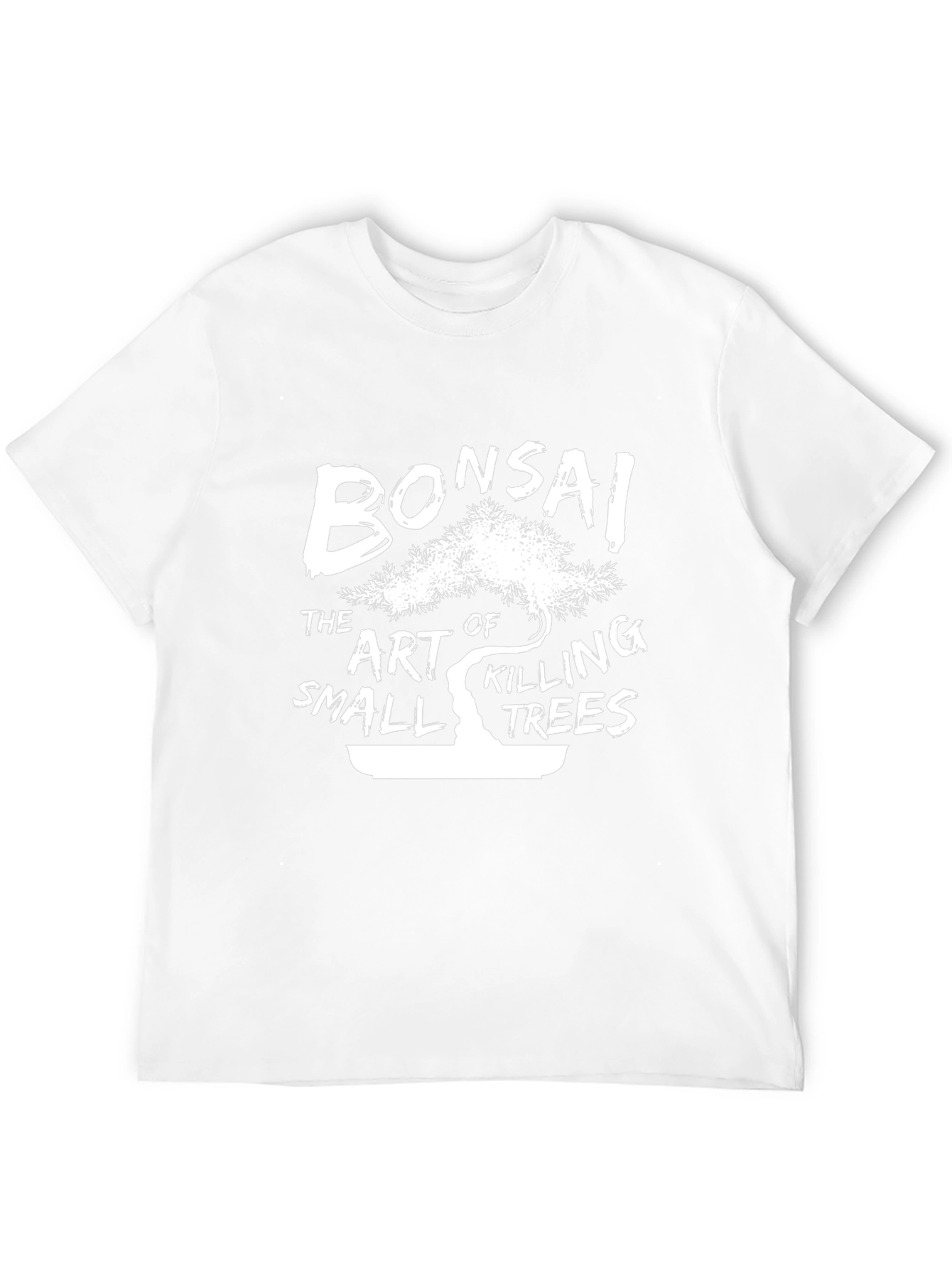 Bonsai Art of Killing Small Trees Black T-Shirt