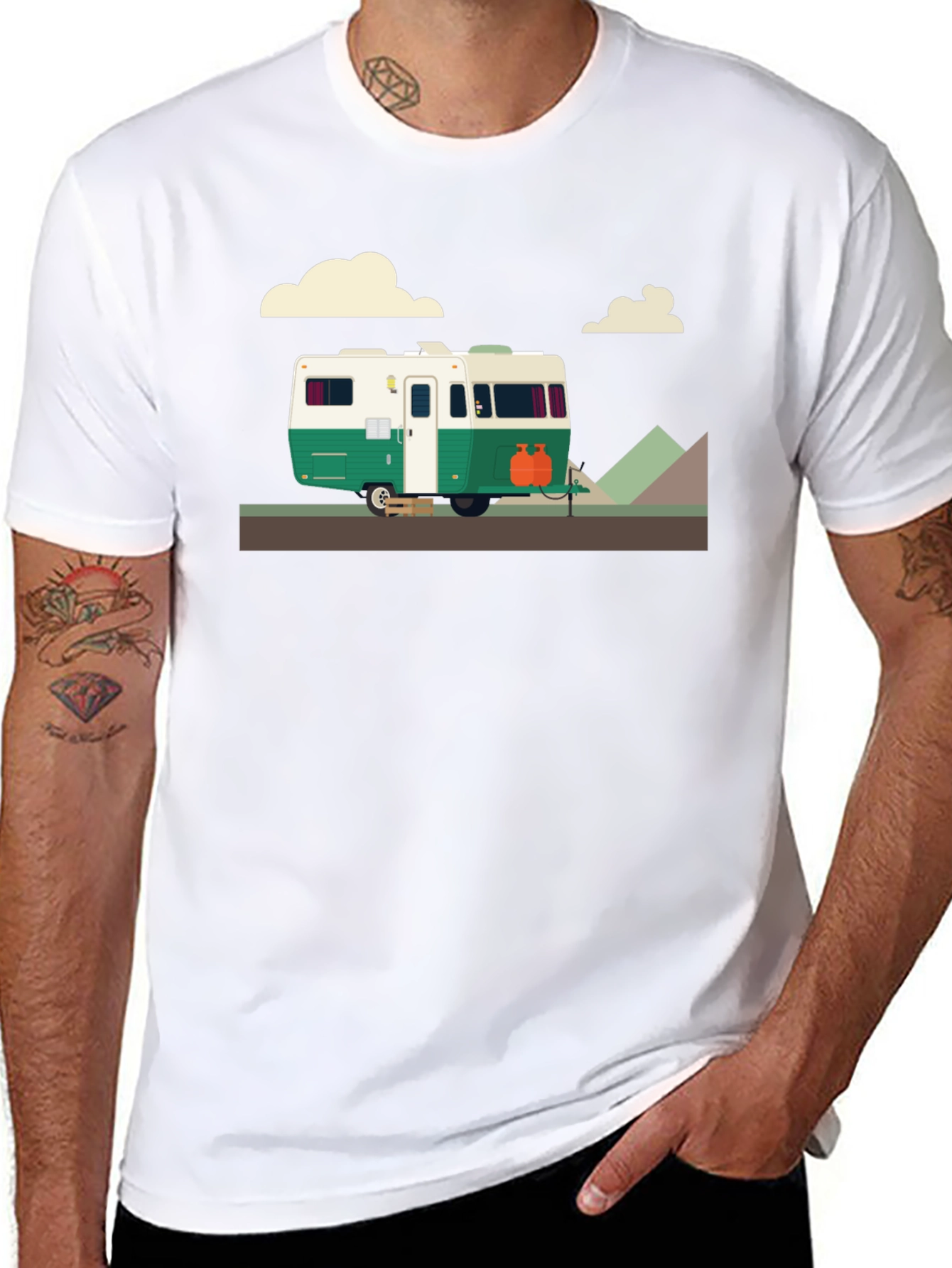 Retro Camper Graphic T-Shirt