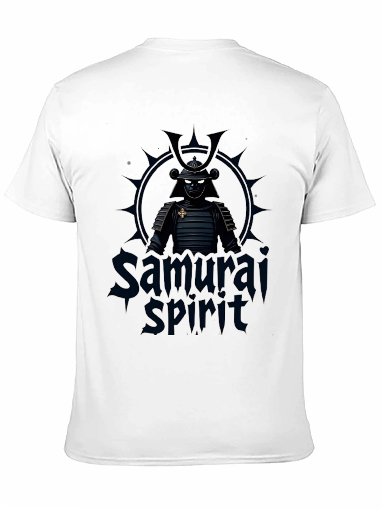 Samurai Spirit Graphic Black T-Shirt