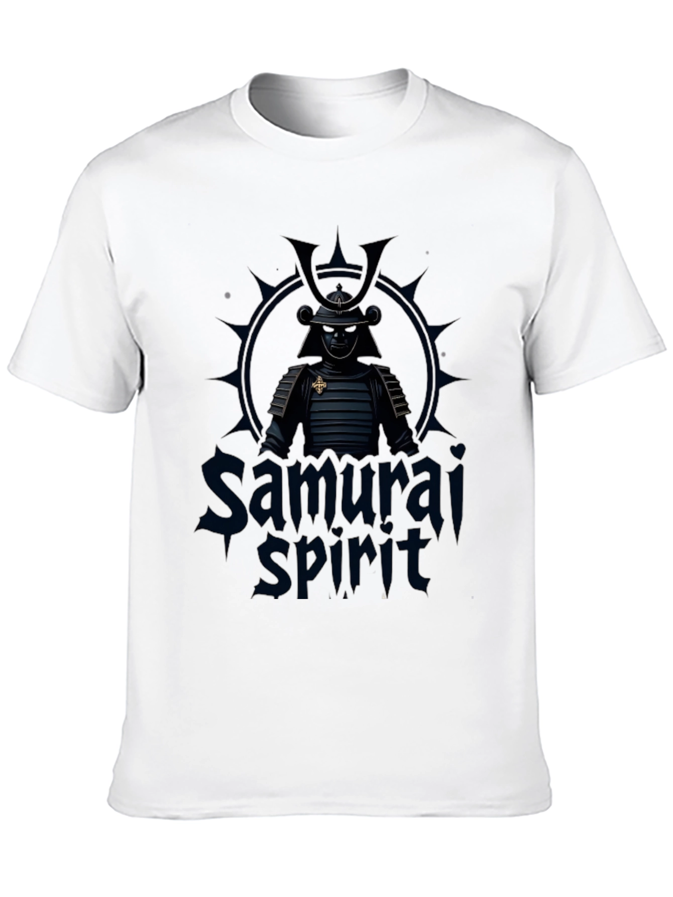Samurai Spirit Graphic Black T-Shirt