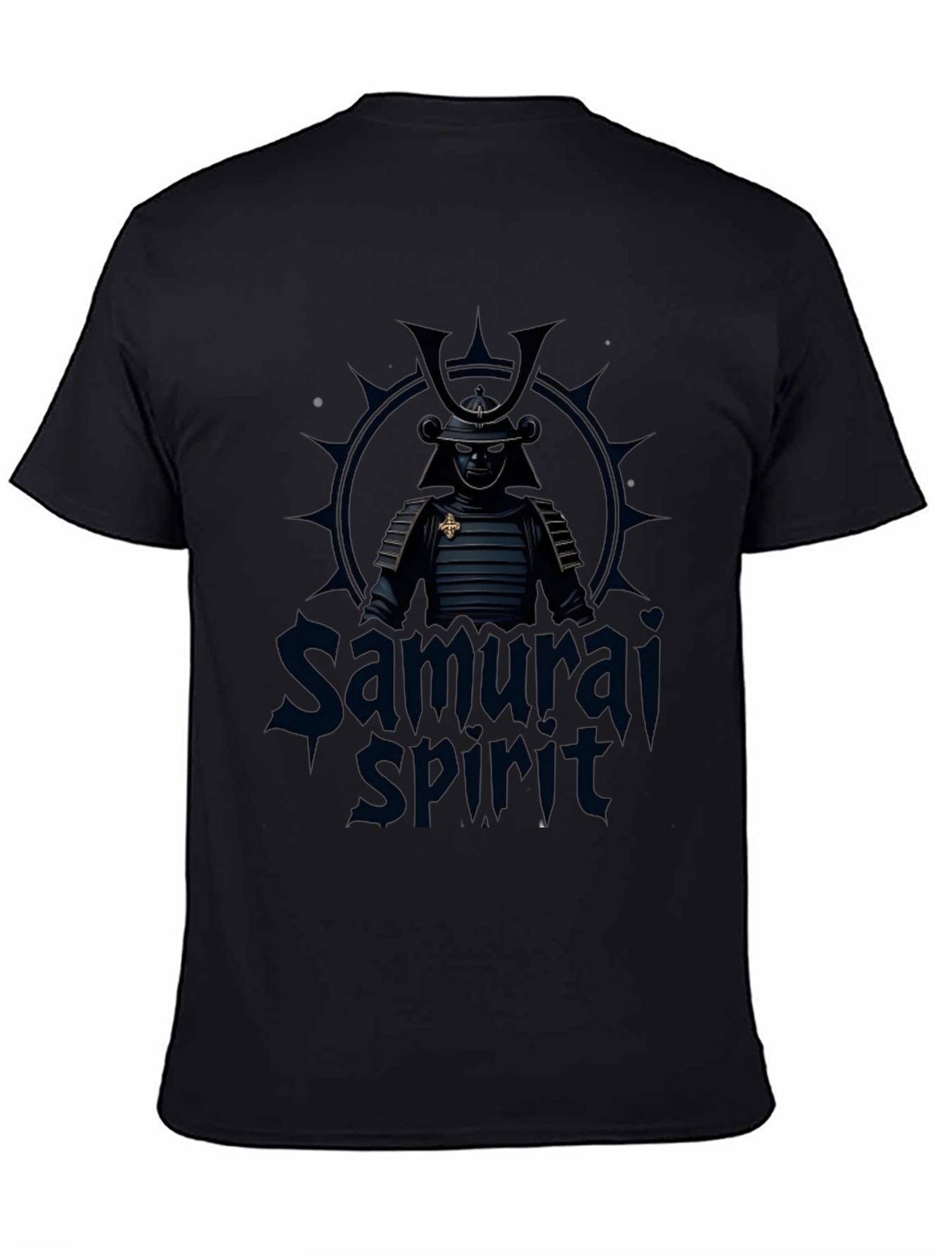 Samurai Spirit Graphic Black T-Shirt