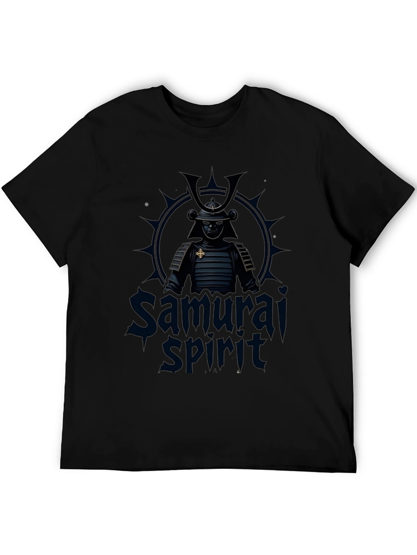 Samurai Spirit Graphic Black T-Shirt