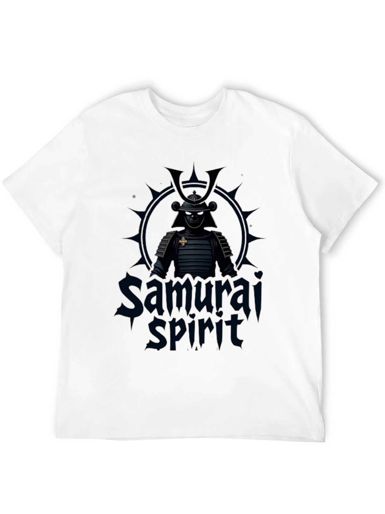 Samurai Spirit Graphic Black T-Shirt