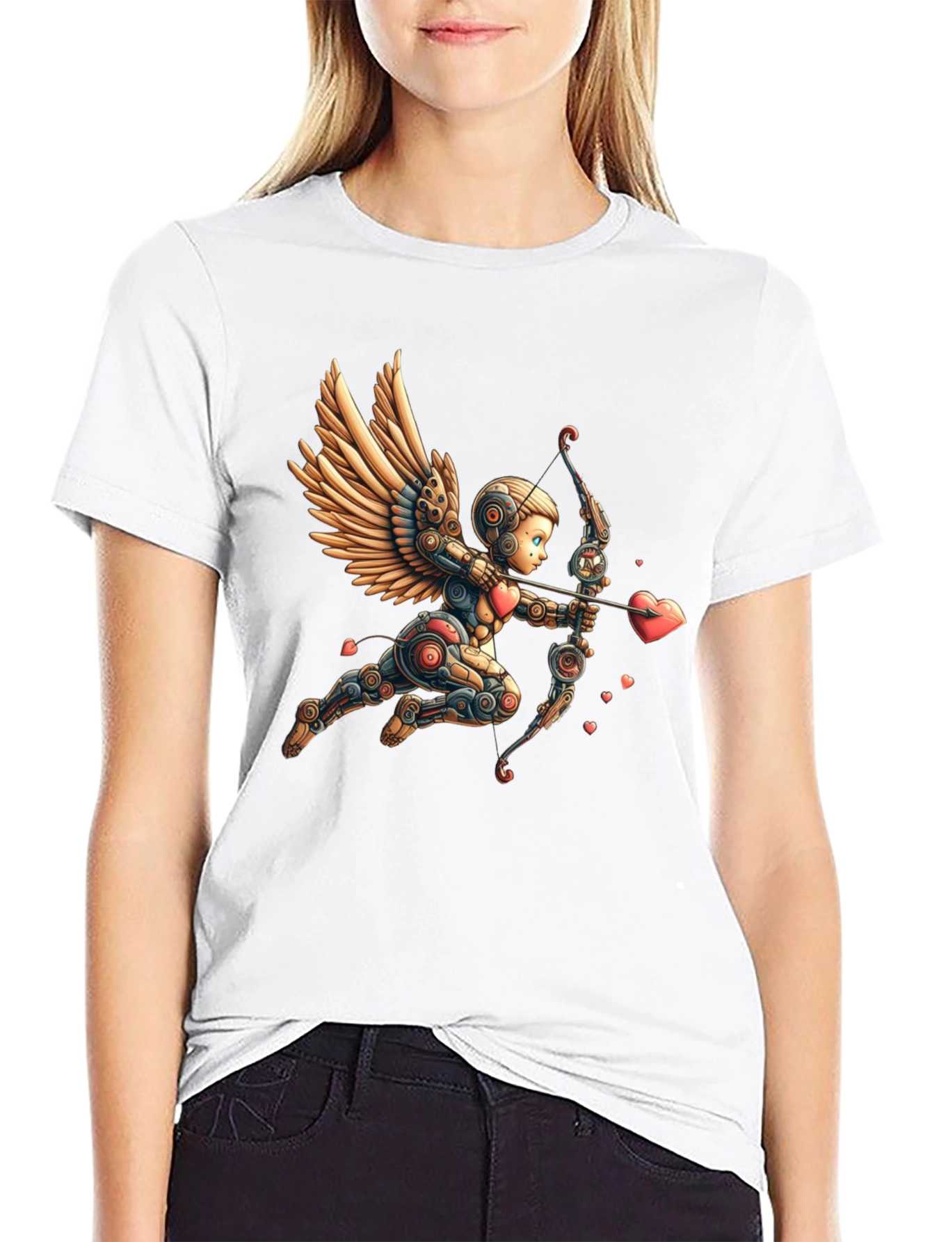Robotic Cupid Graphic Tee