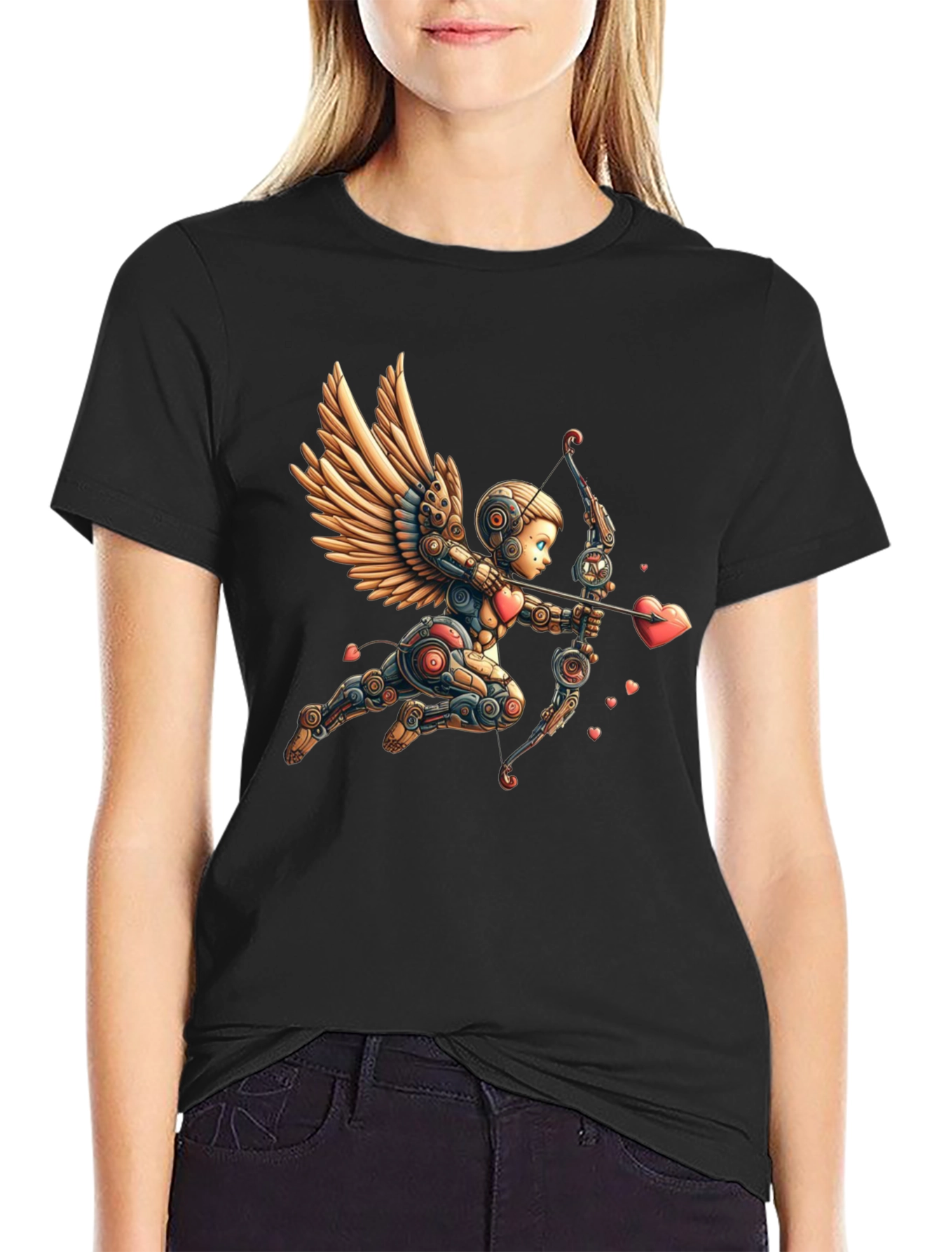 Robotic Cupid Graphic Tee