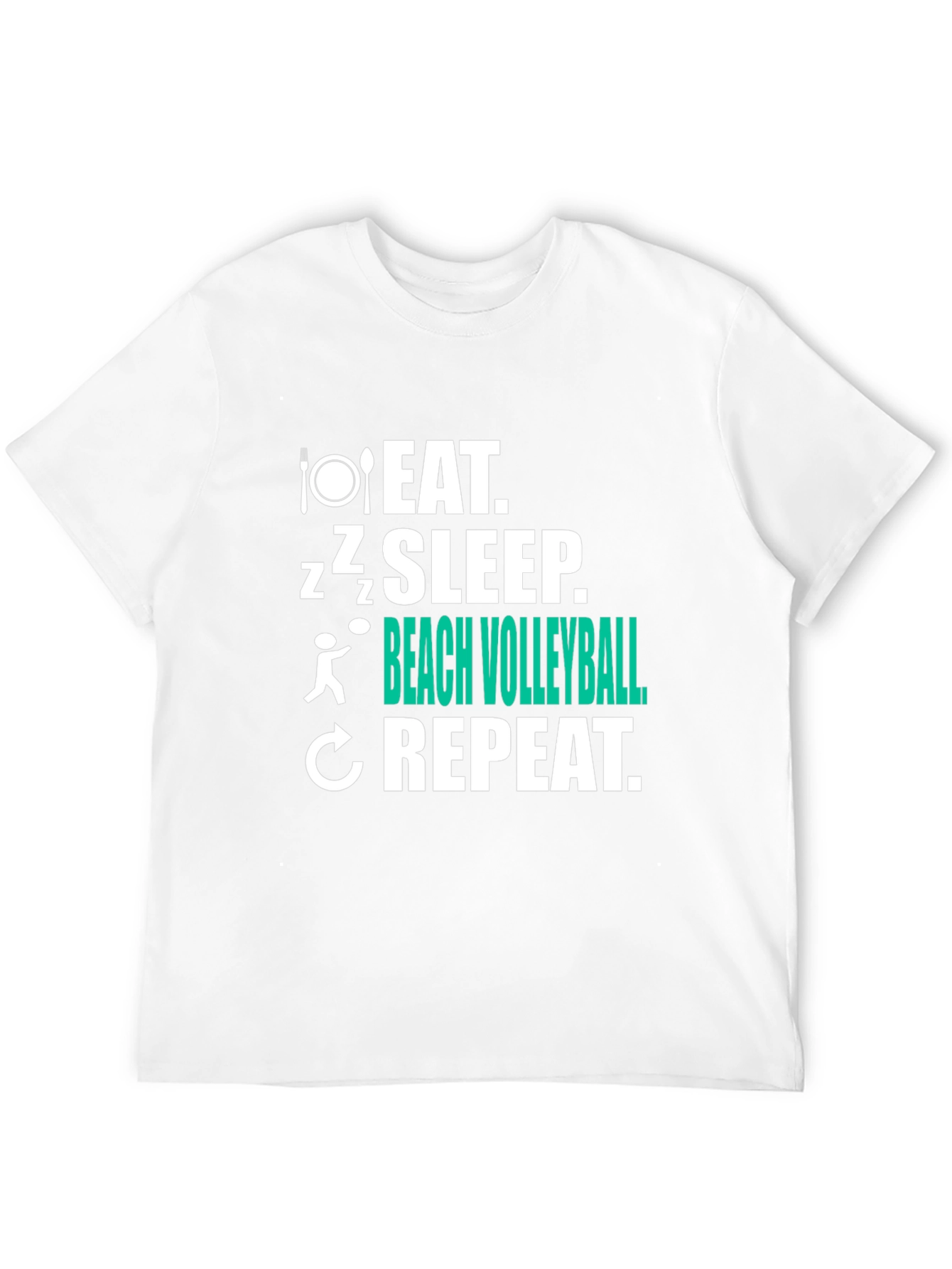 Eat Sleep Beach Volleyball Repeat T-Shirt