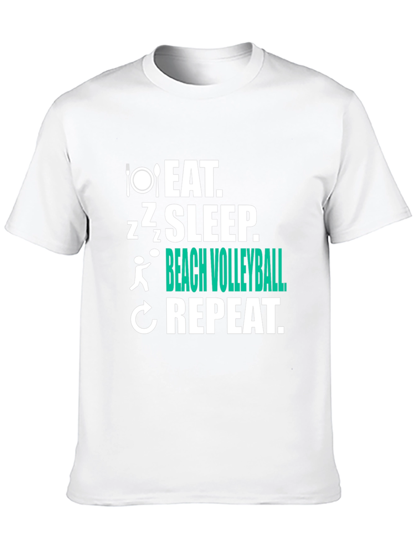 Eat Sleep Beach Volleyball Repeat T-Shirt
