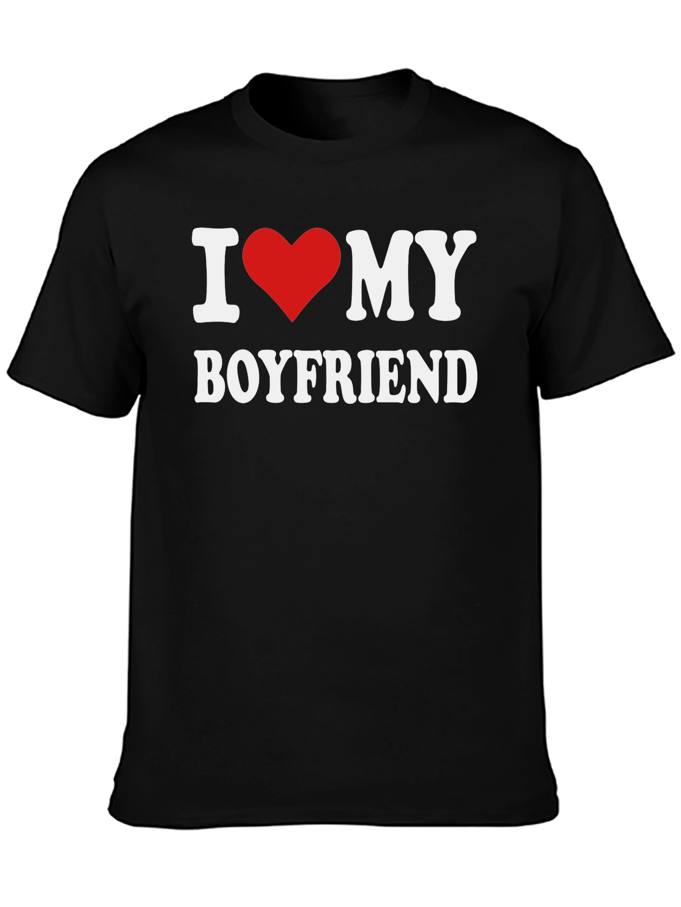 I Love My Boyfriend T-Shirt - Affectionate Graphic Tee