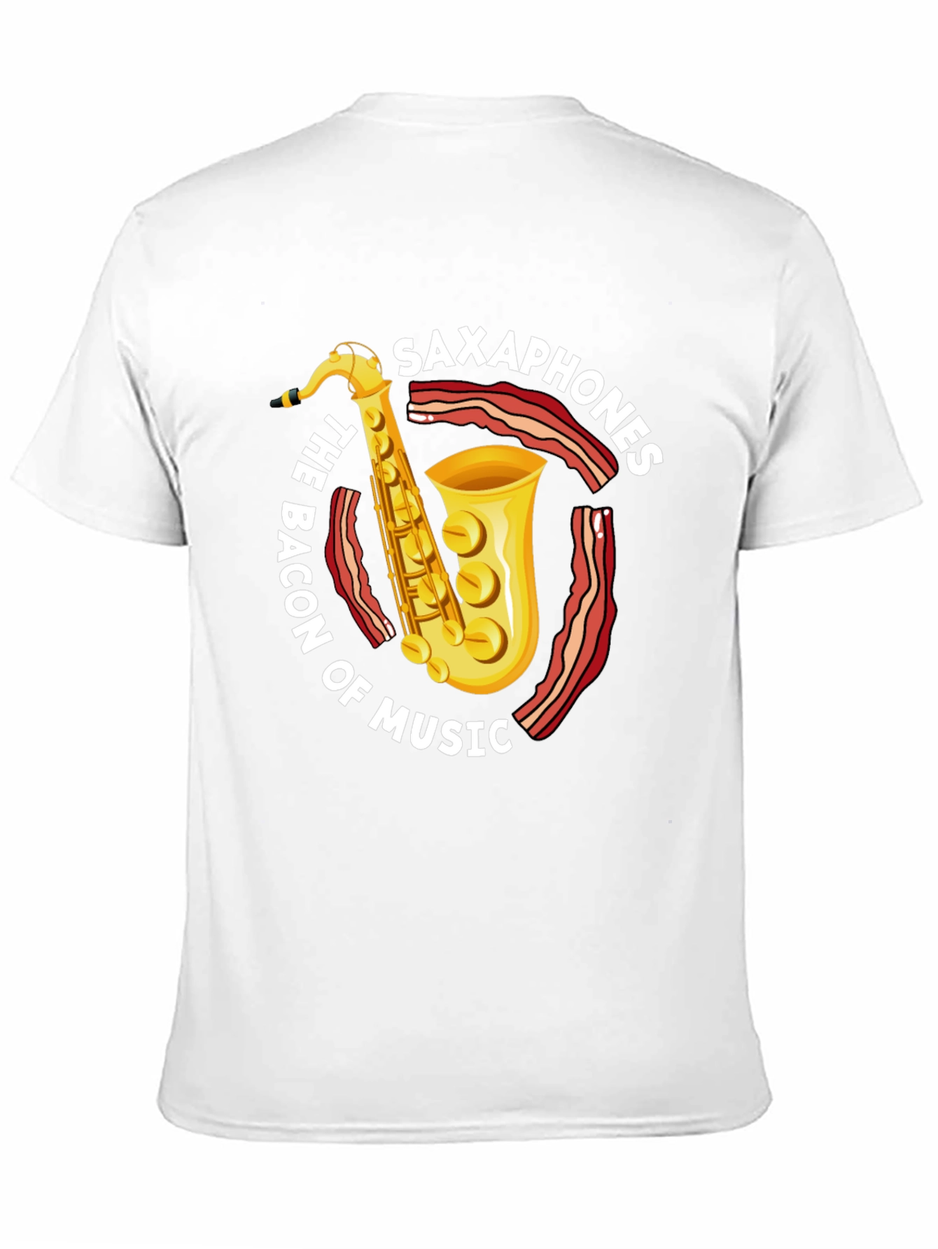 Saxophone & Bacon Music Lover T-Shirt