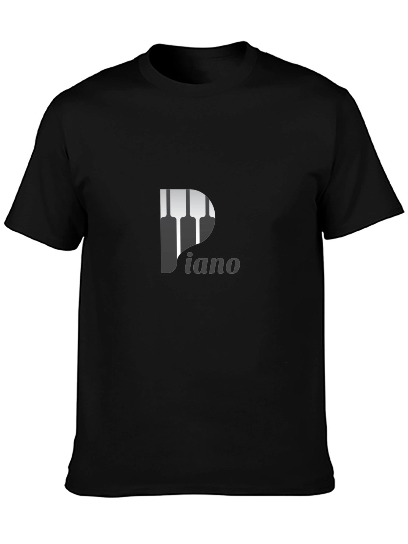 Piano Keys Graphic Tee - Stylish Musical T-Shirt