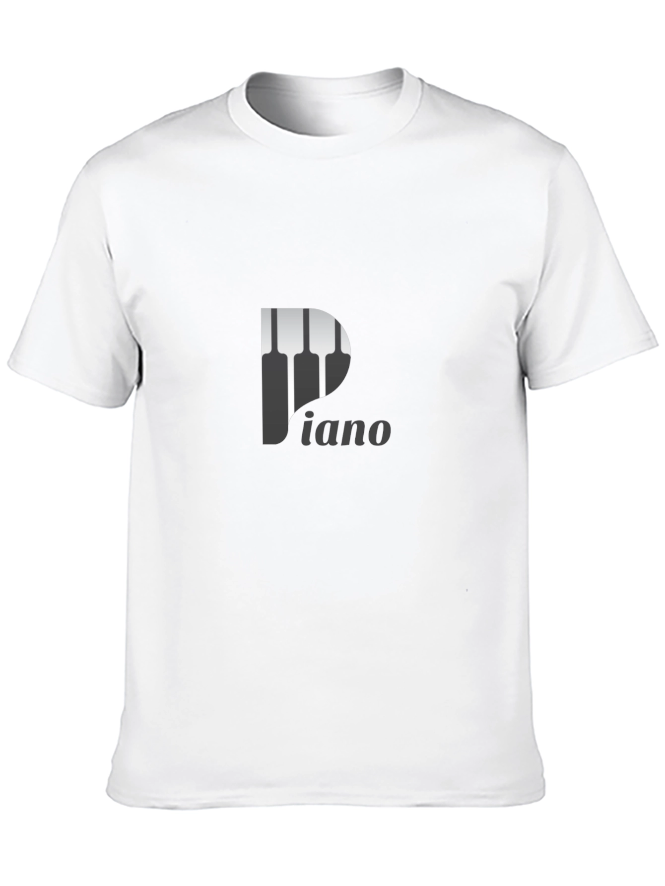 Piano Keys Graphic Tee - Stylish Musical T-Shirt