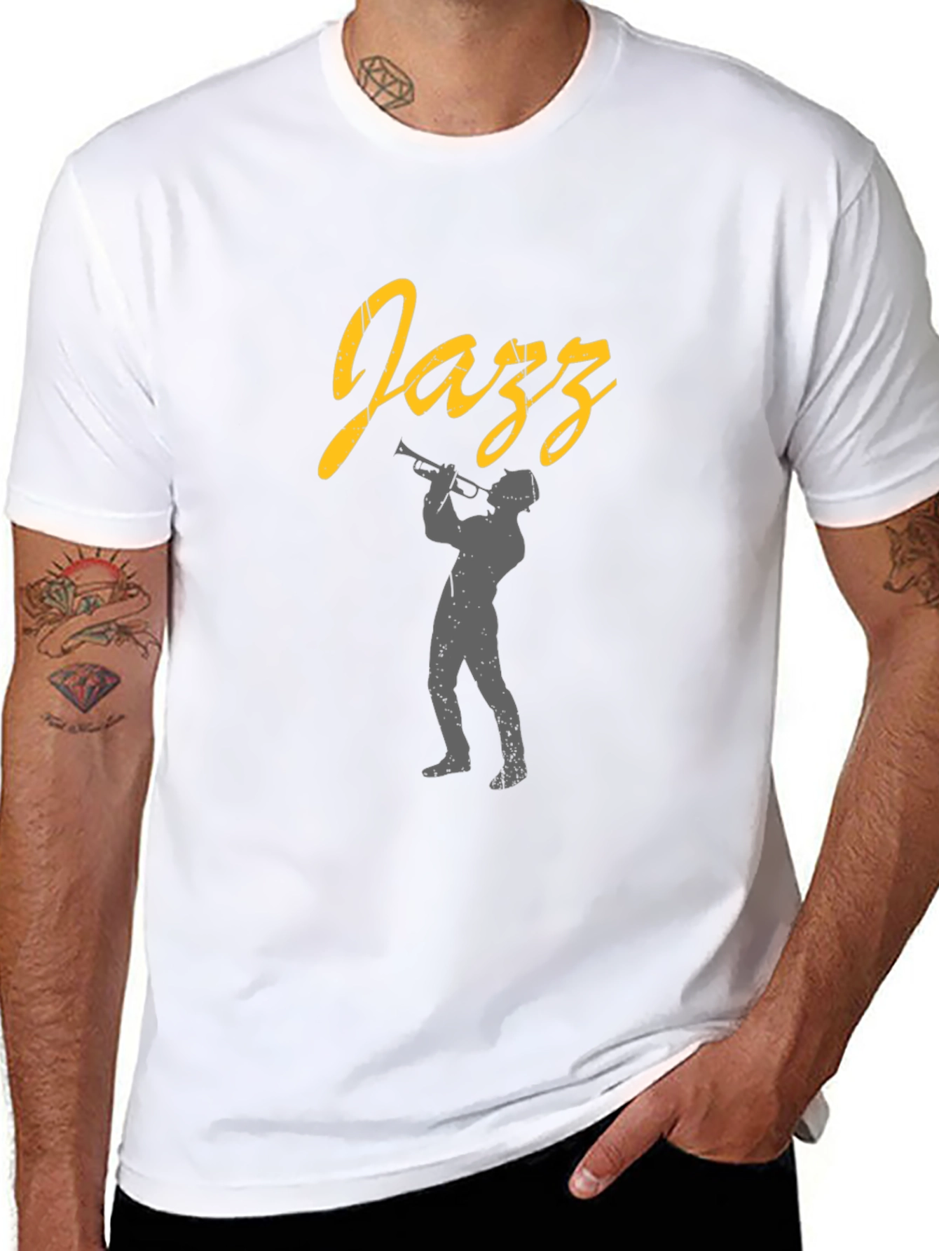 Jazz Musician Graphic T-Shirt