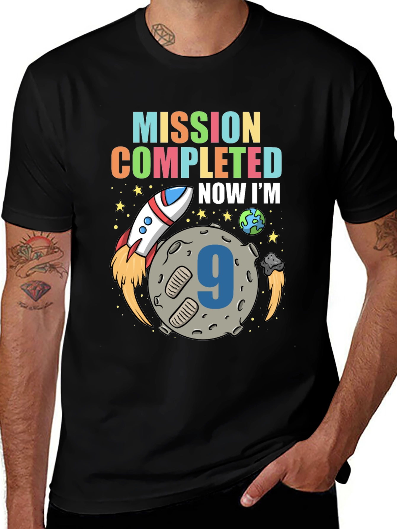 Mission Completed Birthday Boy T-shirt