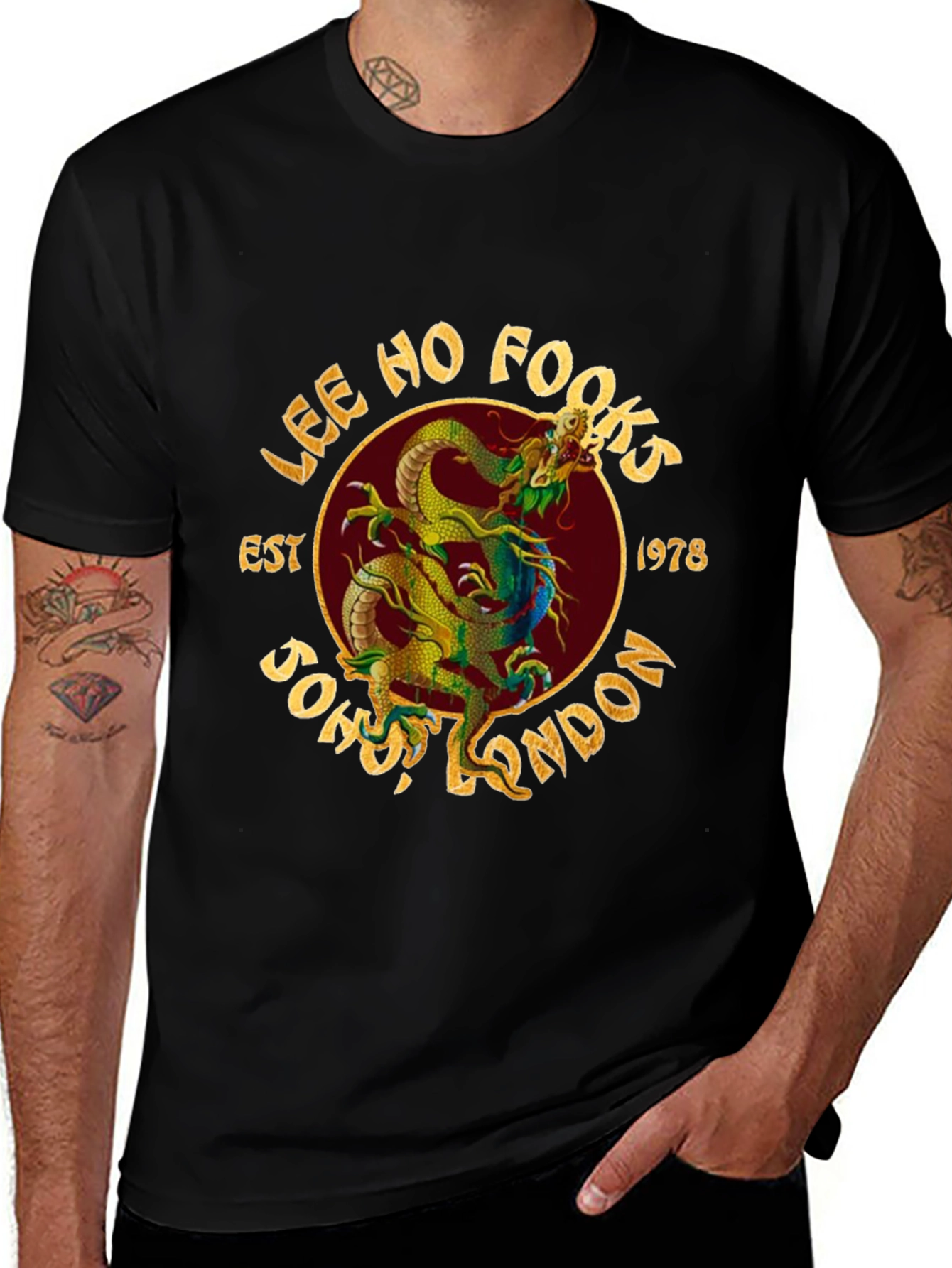 Lee Ho Fooks Est 1978 Dragon T-Shirt