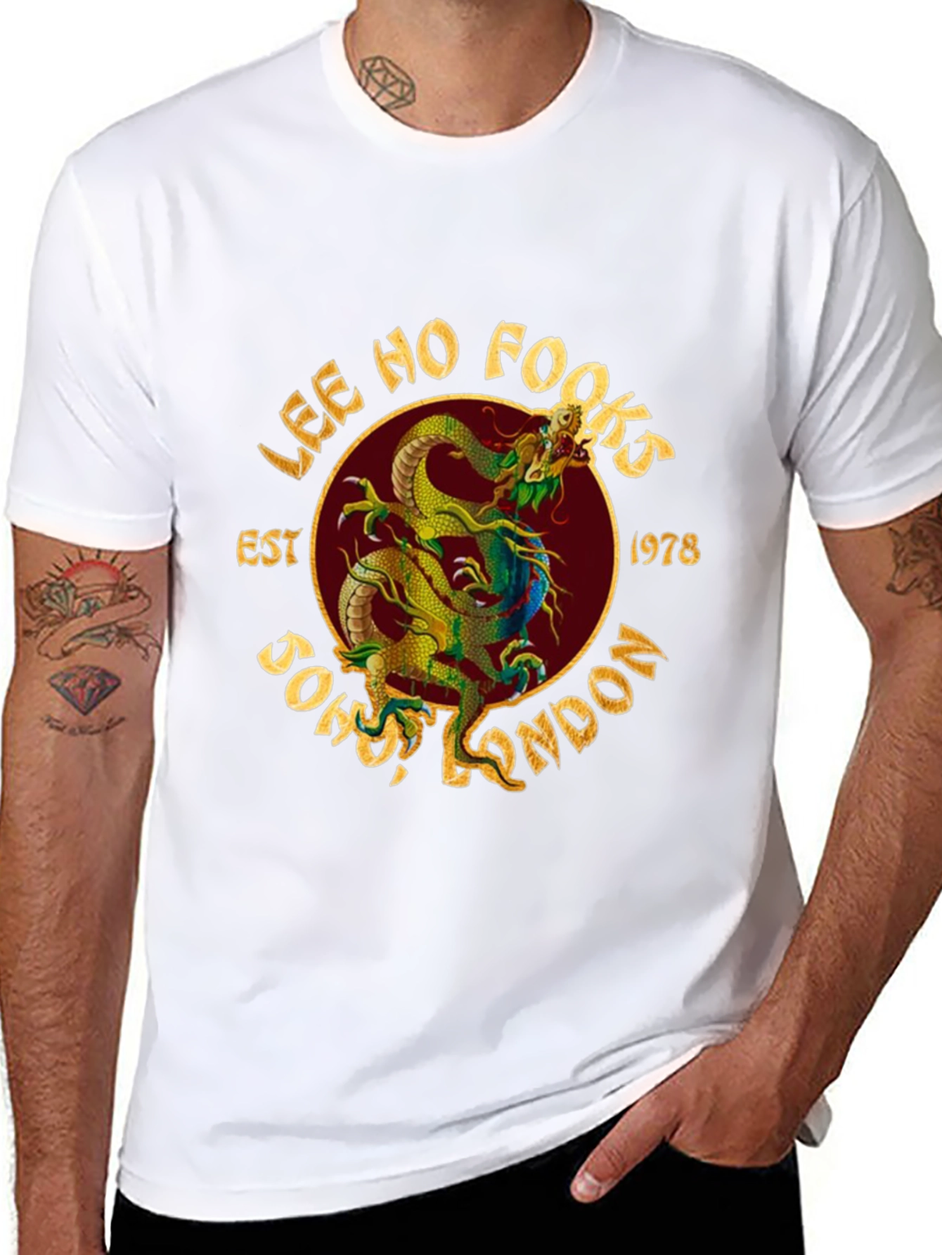 Lee Ho Fooks Est 1978 Dragon T-Shirt