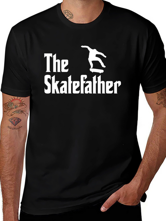 The Skatefather Graphic T-Shirt - Black