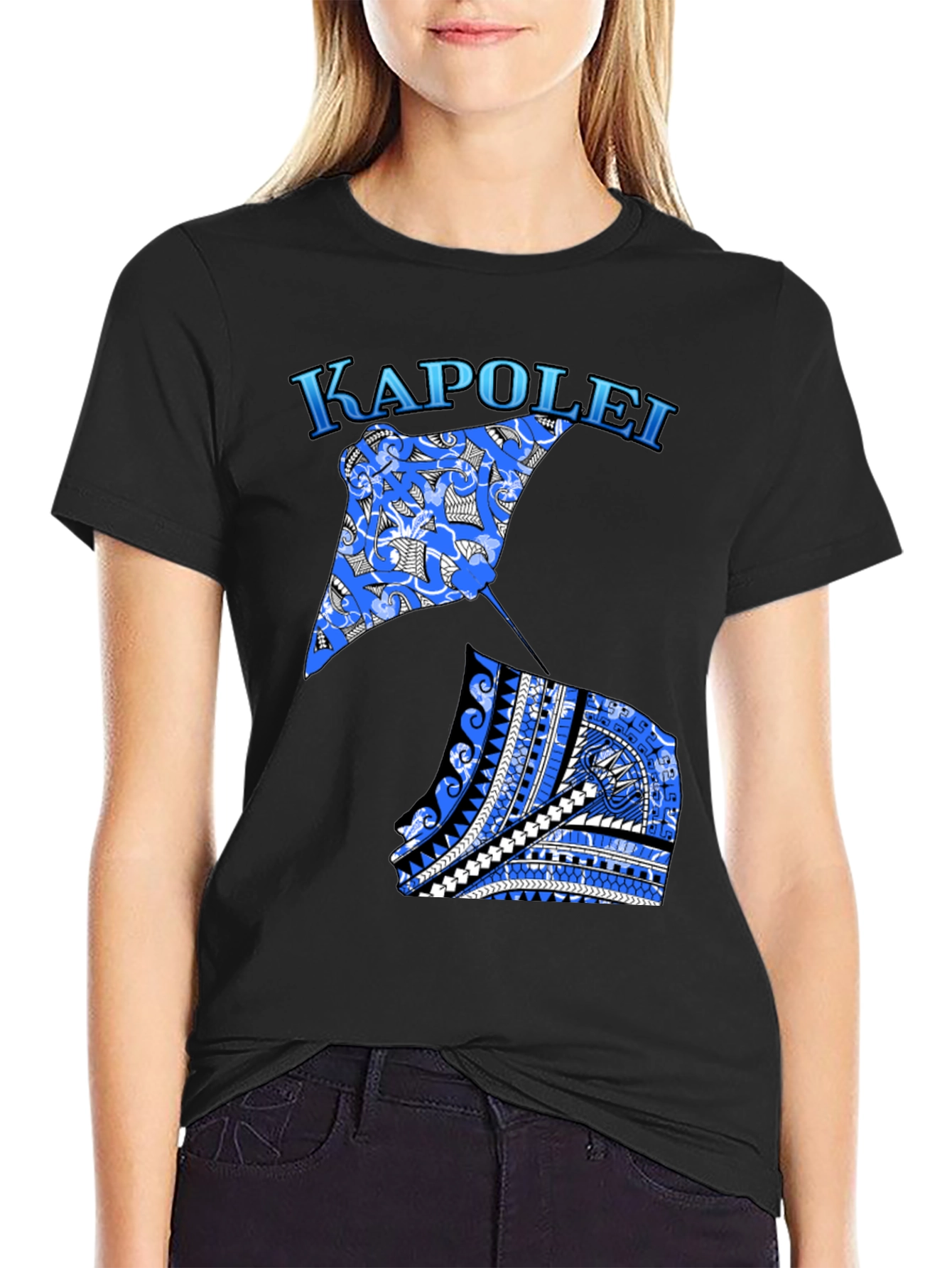 Kapolei Manta Ray Graphic T-Shirt