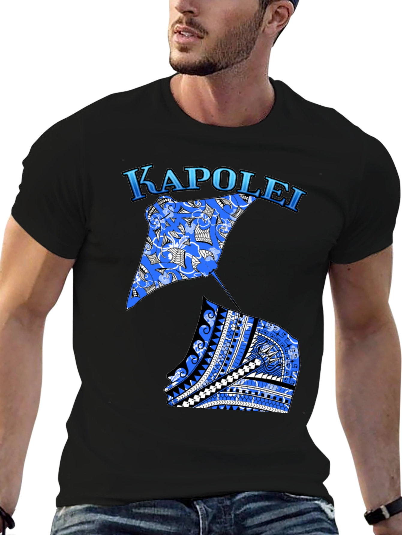 Kapolei Manta Ray Graphic T-Shirt
