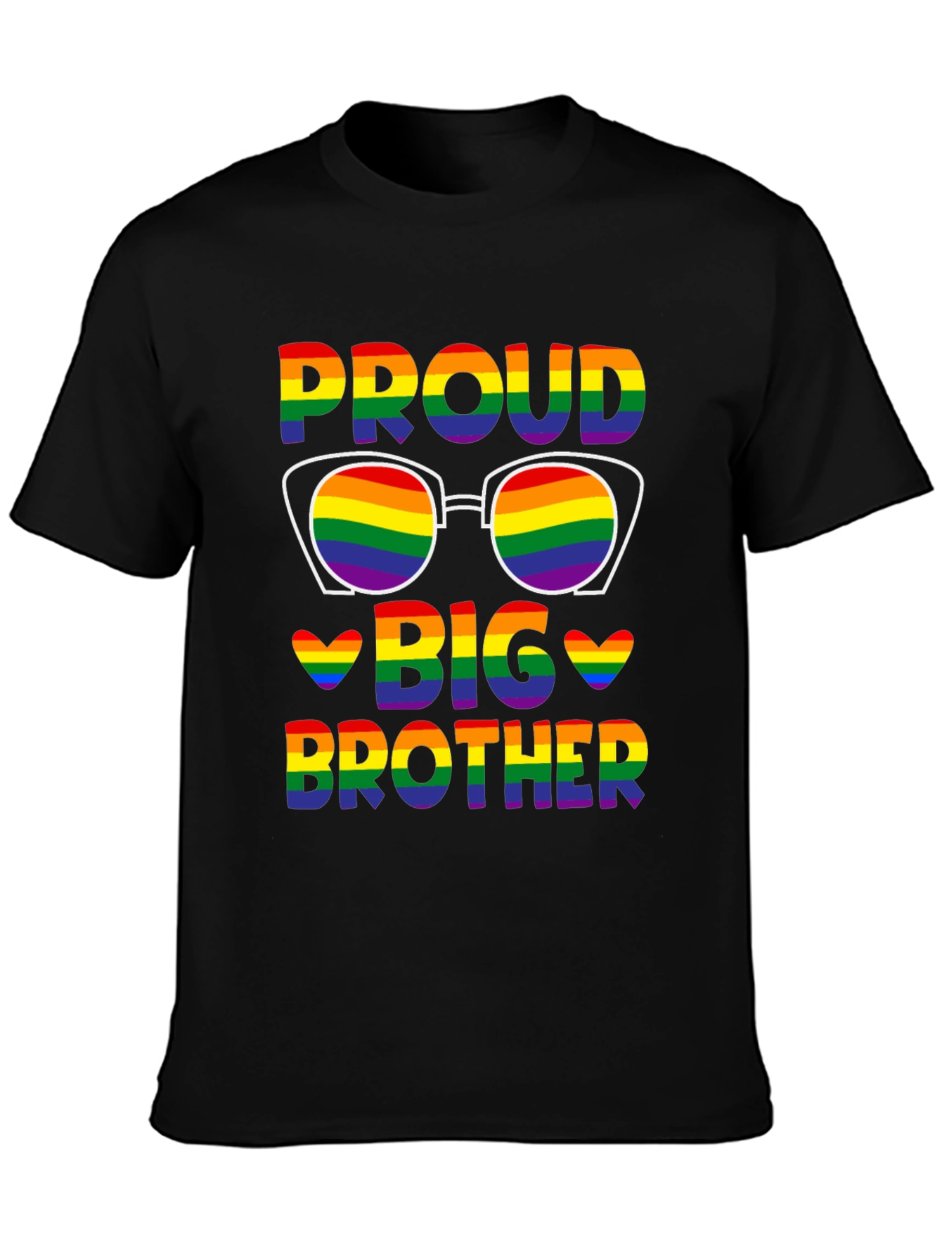 Proud Big Brother Rainbow Pride LGBTQ+ T-Shirt