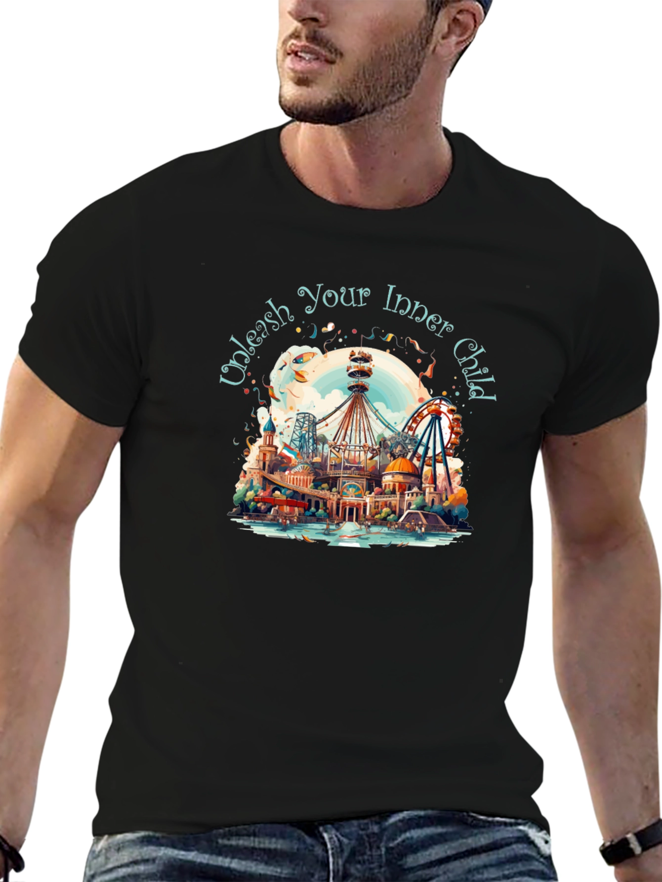 Unleash Your Inner Child Black T-Shirt