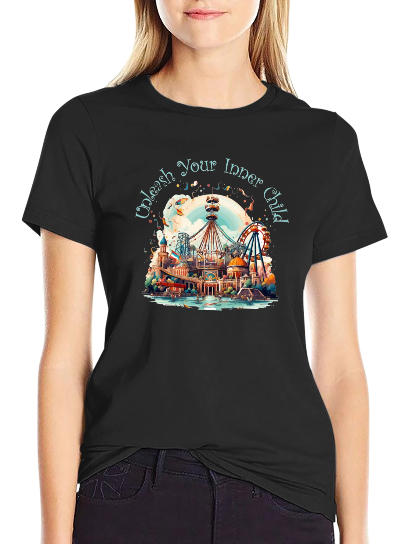 Unleash Your Inner Child Black T-Shirt