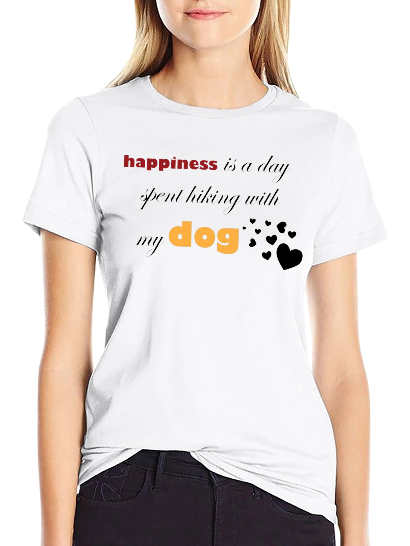 Happiness Hiking Dog T-Shirt