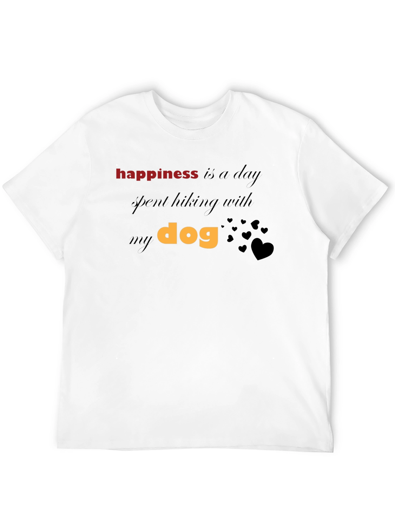Happiness Hiking Dog T-Shirt