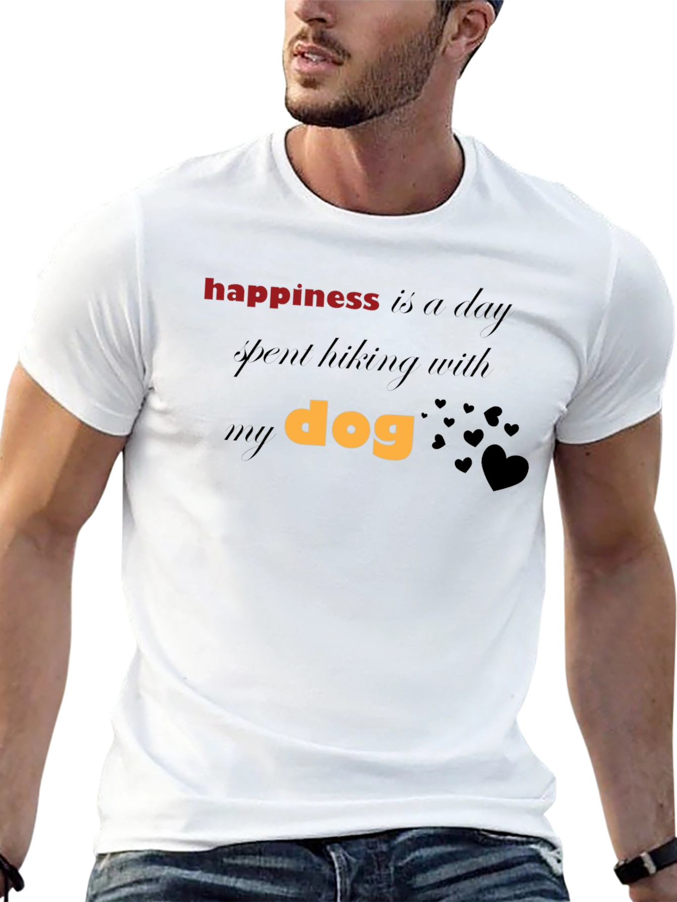 Happiness Hiking Dog T-Shirt