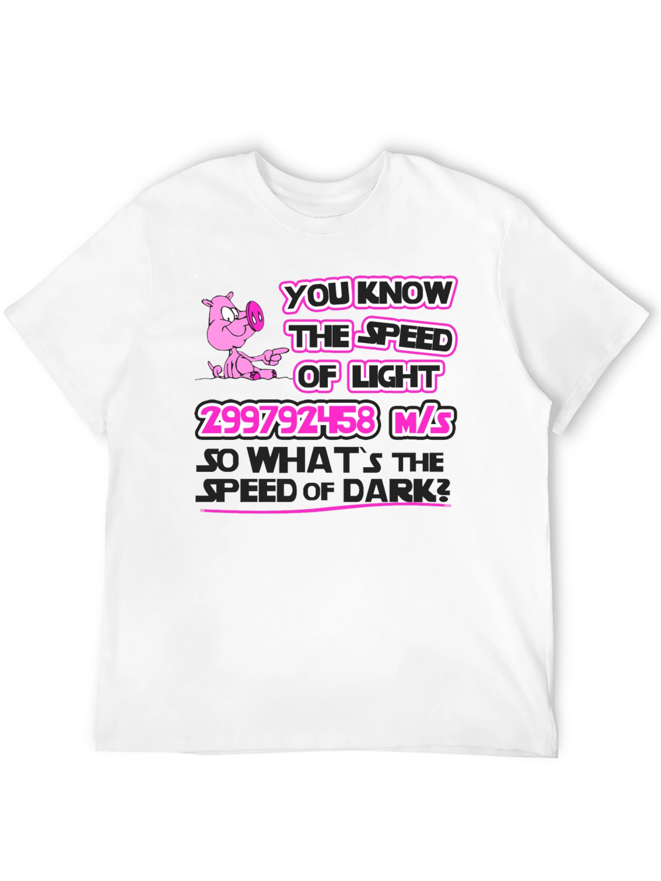 Speed of Light vs Darkness Graphic Tee