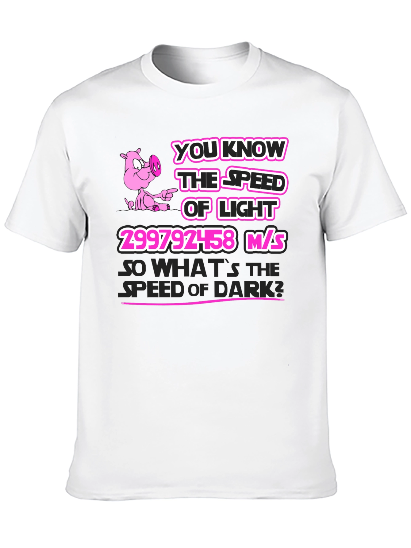 Speed of Light vs Darkness Graphic Tee