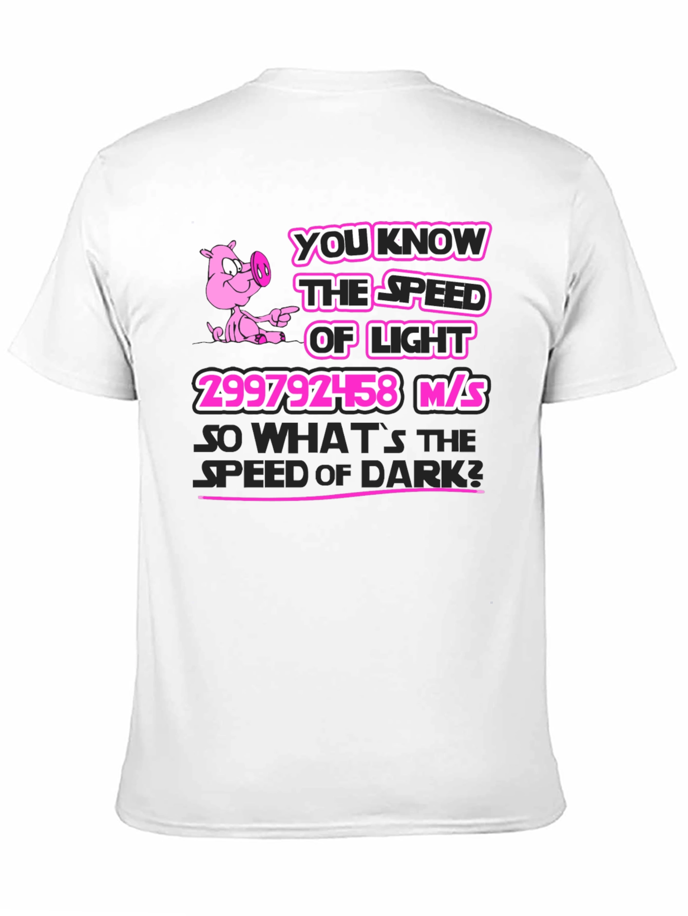 Speed of Light vs Darkness Graphic Tee