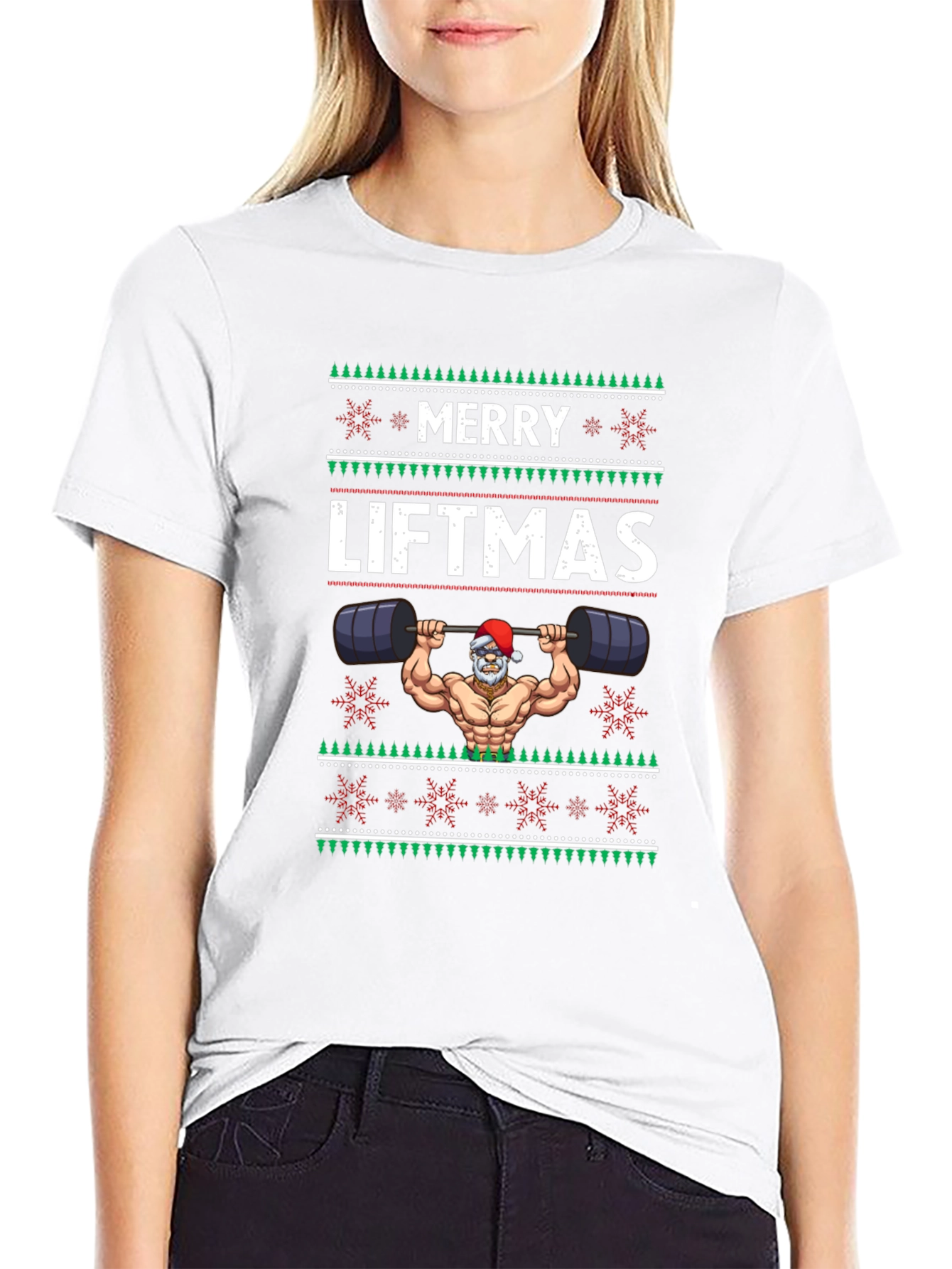 Merry Liftmas T-Shirt - Santa Bodybuilder