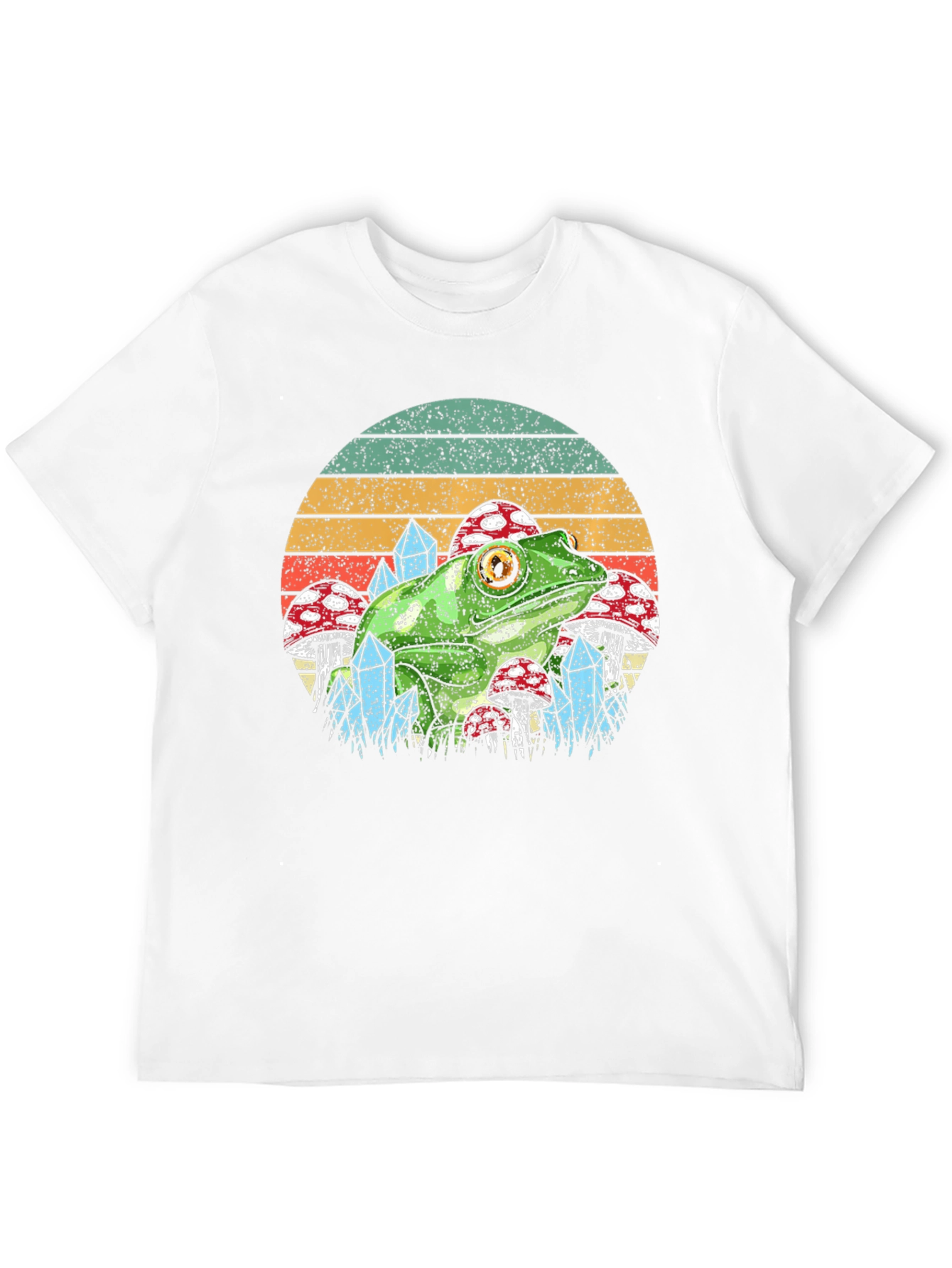 Frog & Mushroom T-Shirt - Nature Aesthetic Tee