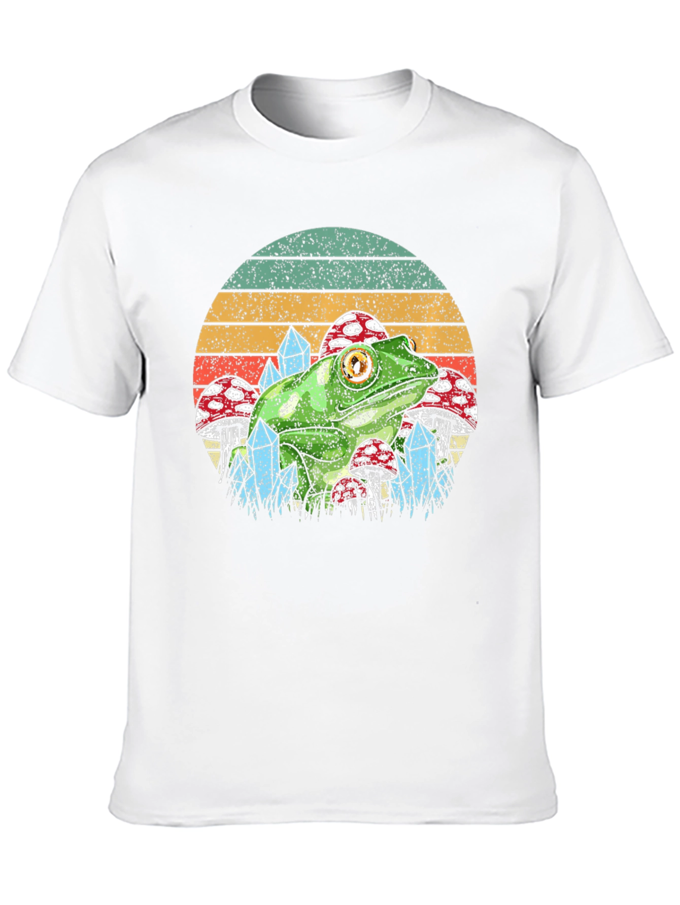 Frog & Mushroom T-Shirt - Nature Aesthetic Tee