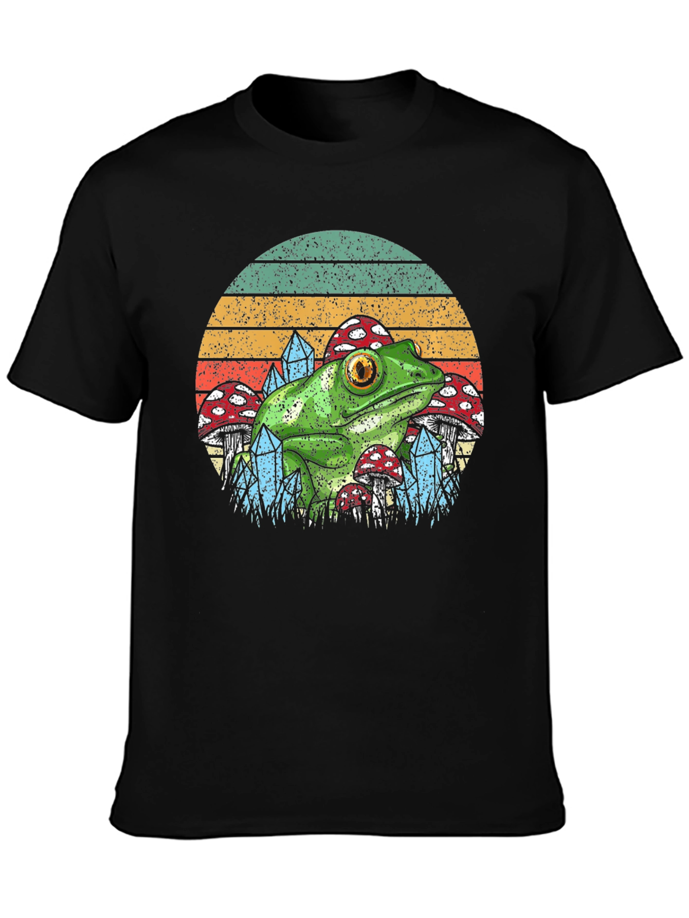 Frog & Mushroom T-Shirt - Nature Aesthetic Tee