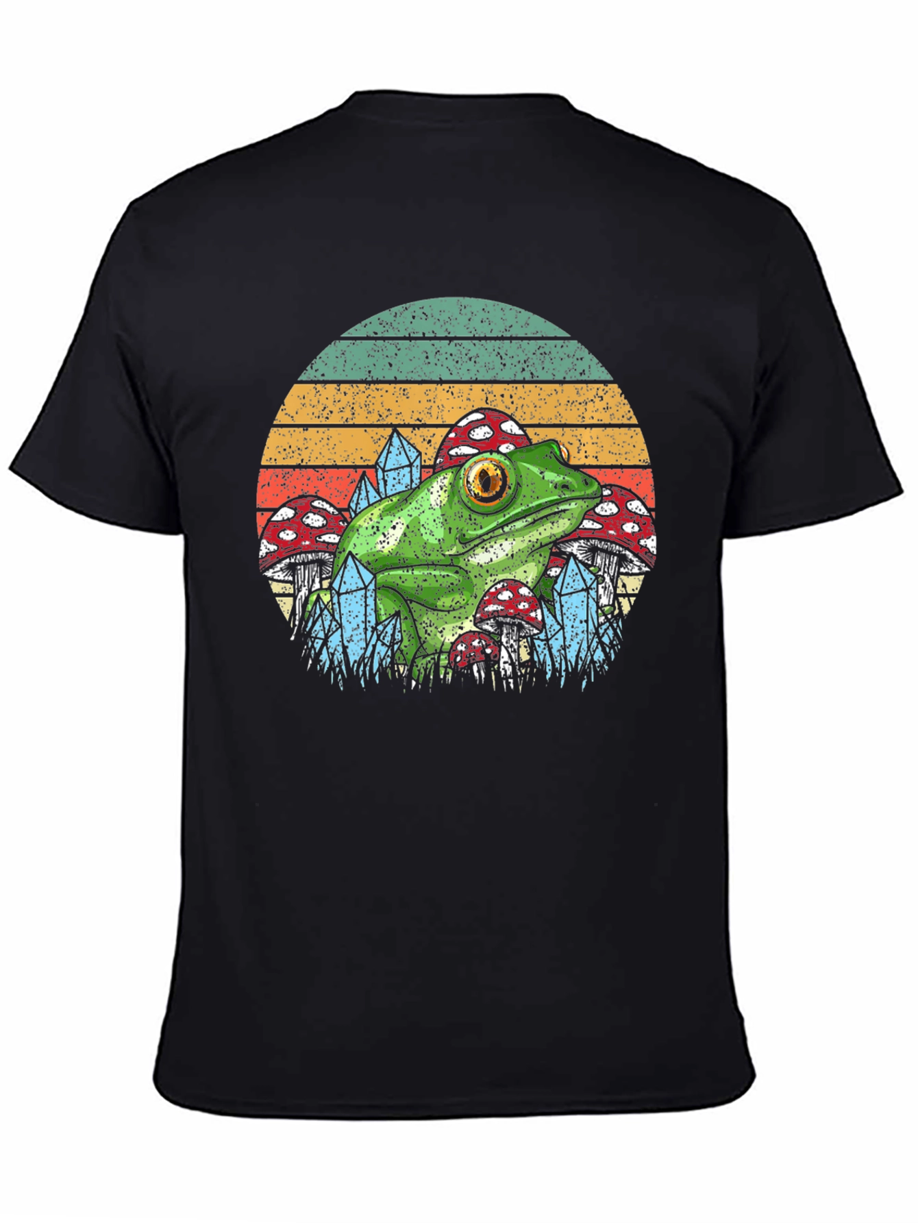 Frog & Mushroom T-Shirt - Nature Aesthetic Tee