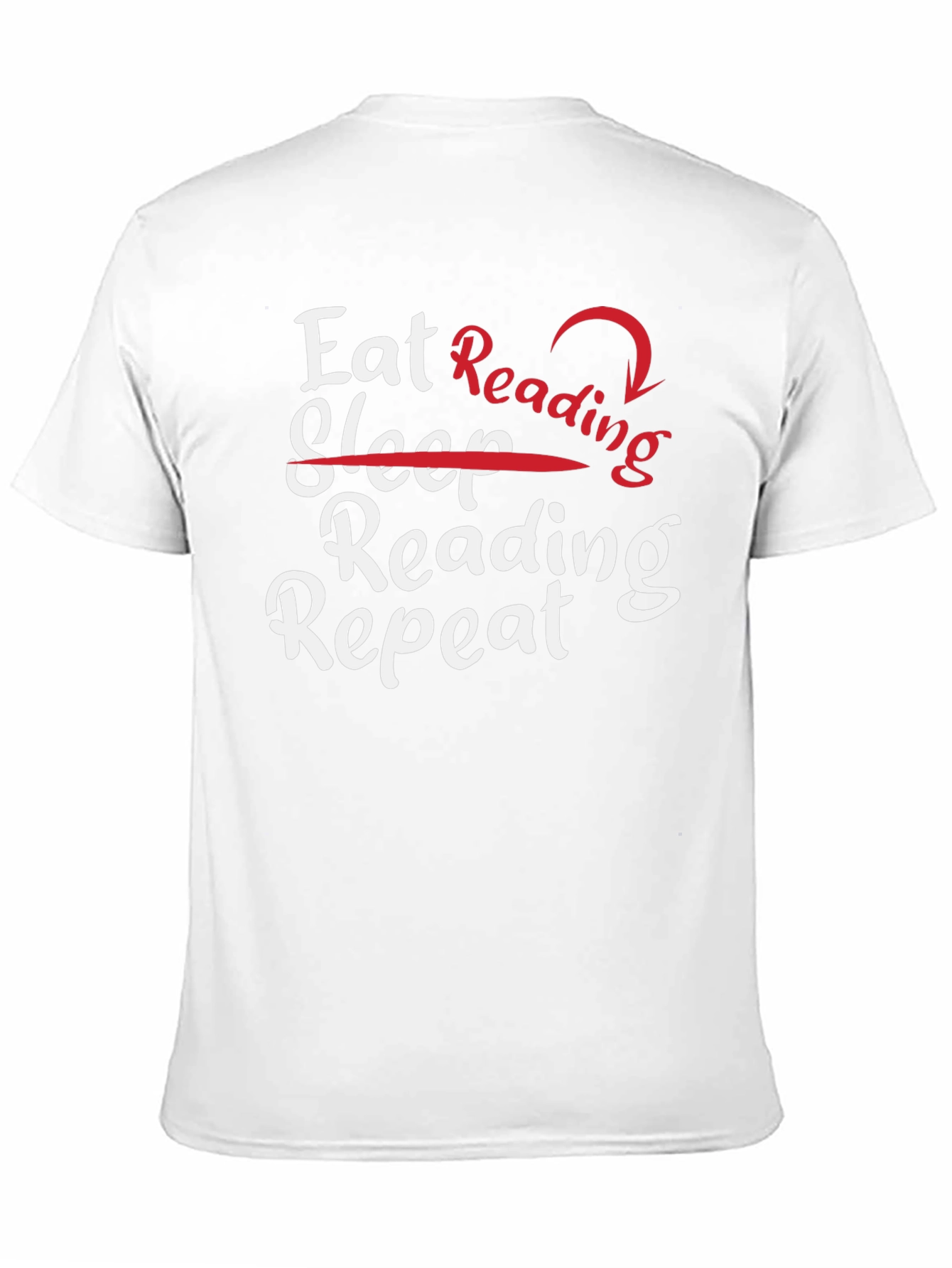 Eat Reading Repeat Black Graphic Tee