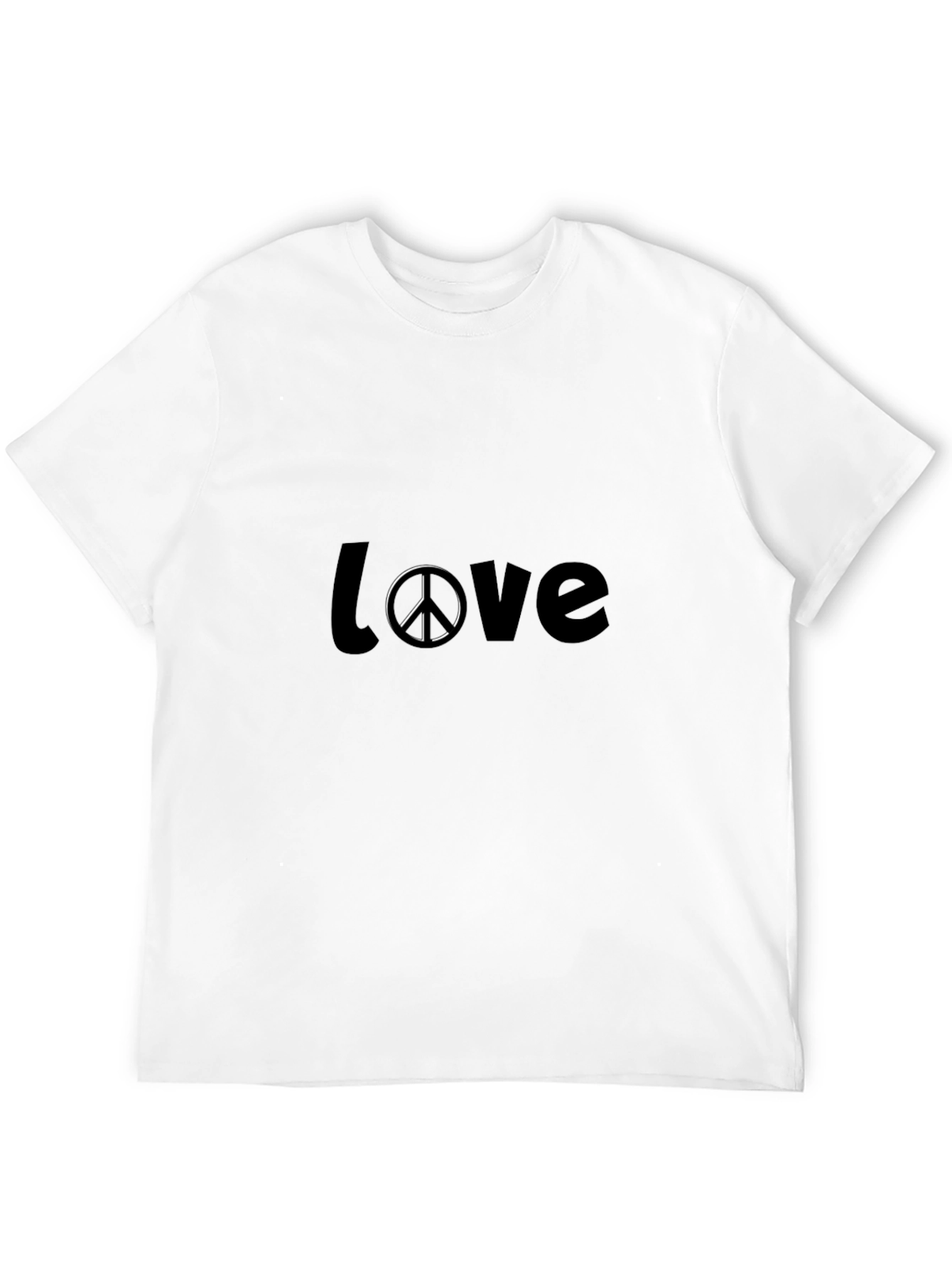 Love and Peace Black T-Shirt
