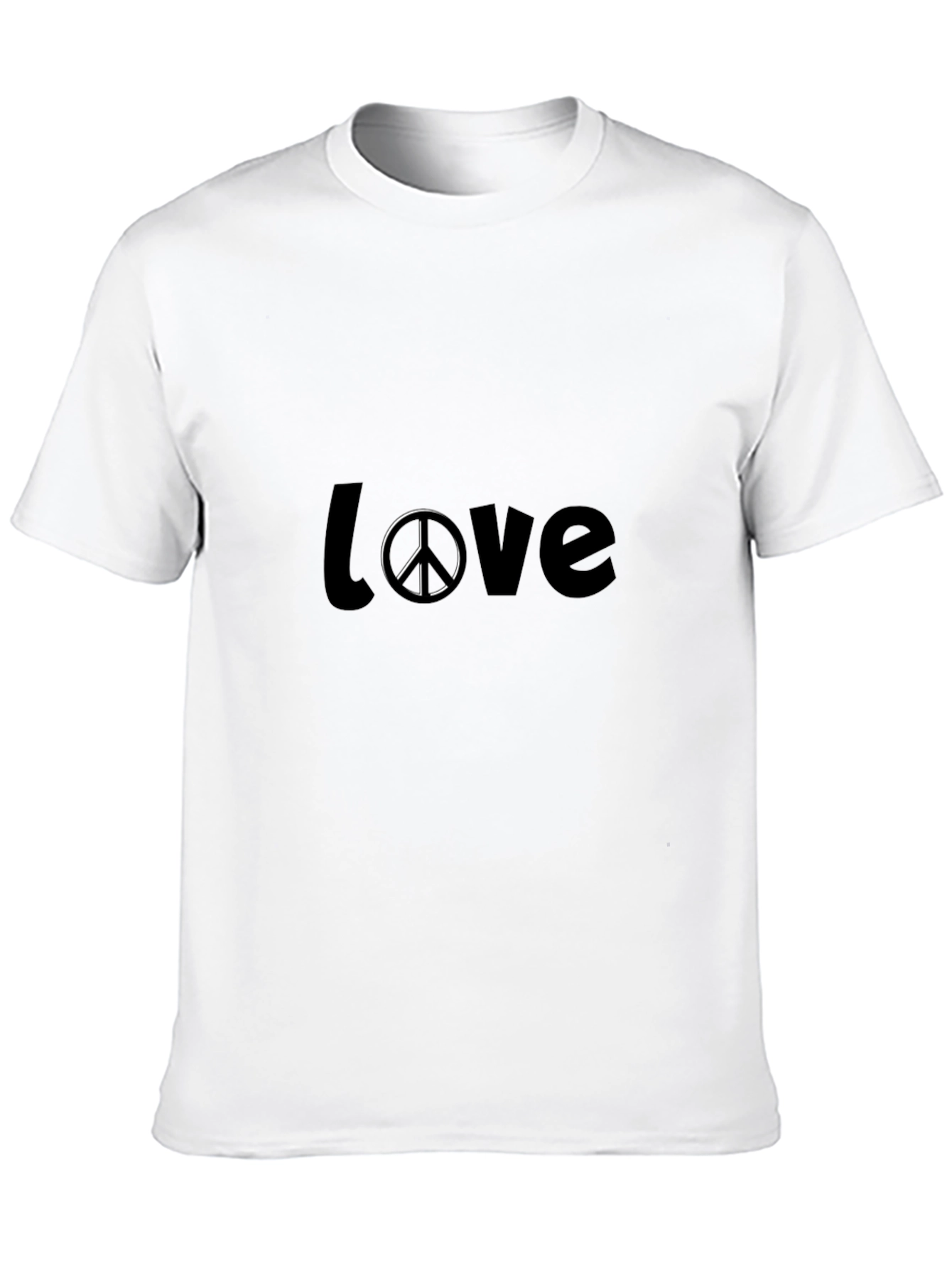 Love and Peace Black T-Shirt