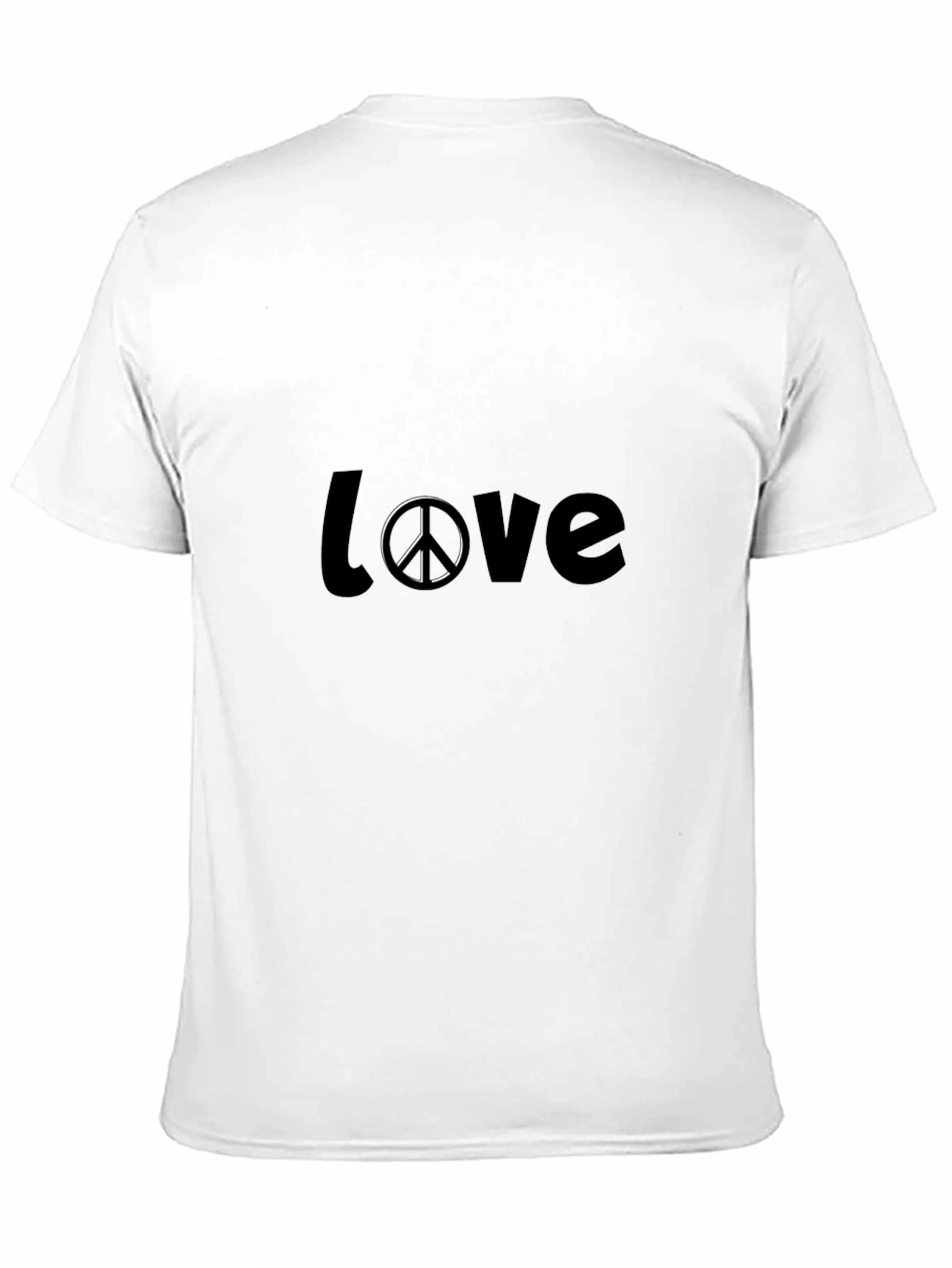 Love and Peace Black T-Shirt