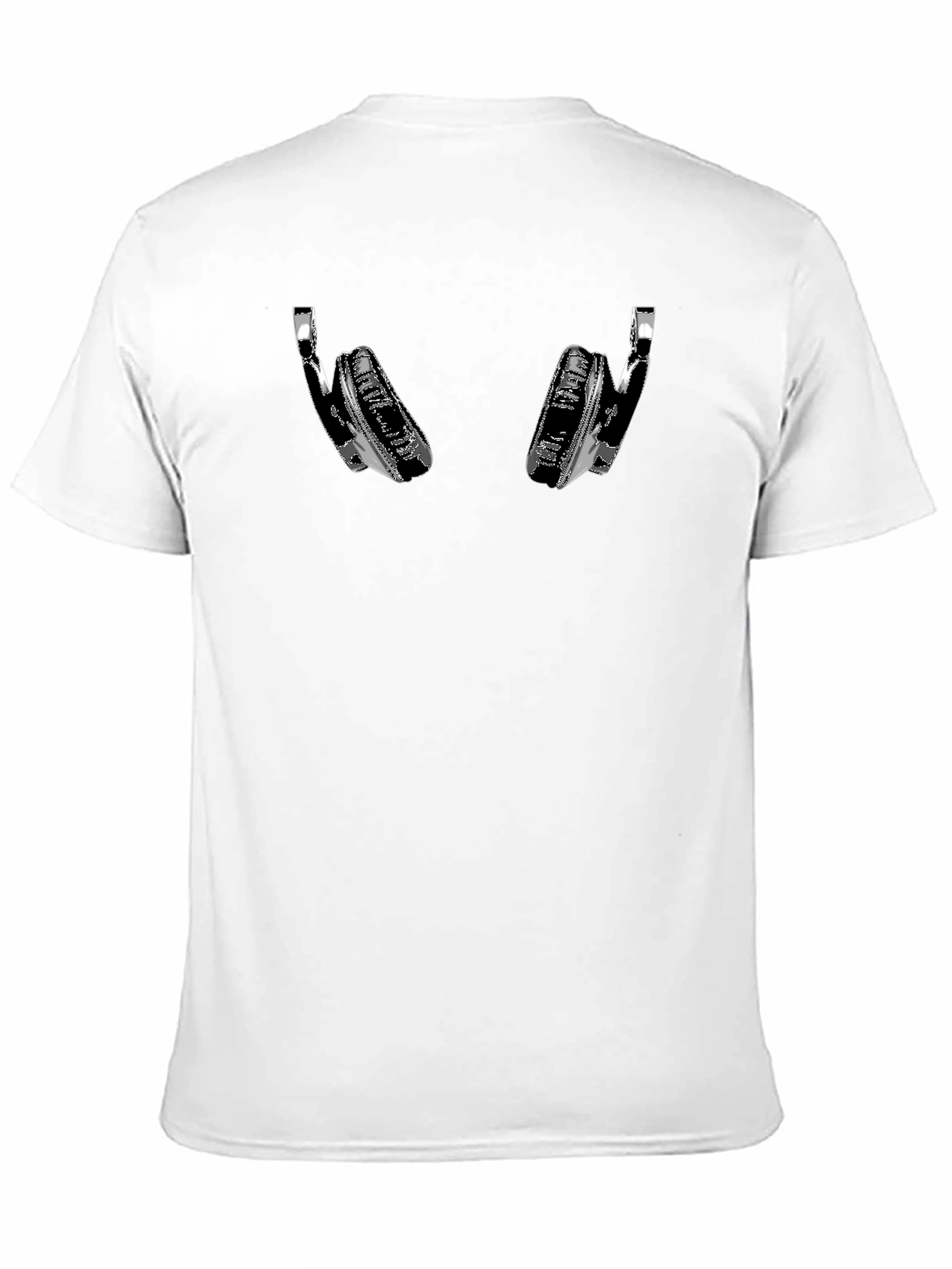 Headphone Graphic Tee - Black