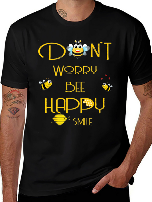 Dont Worry Bee Happy Graphic Tee