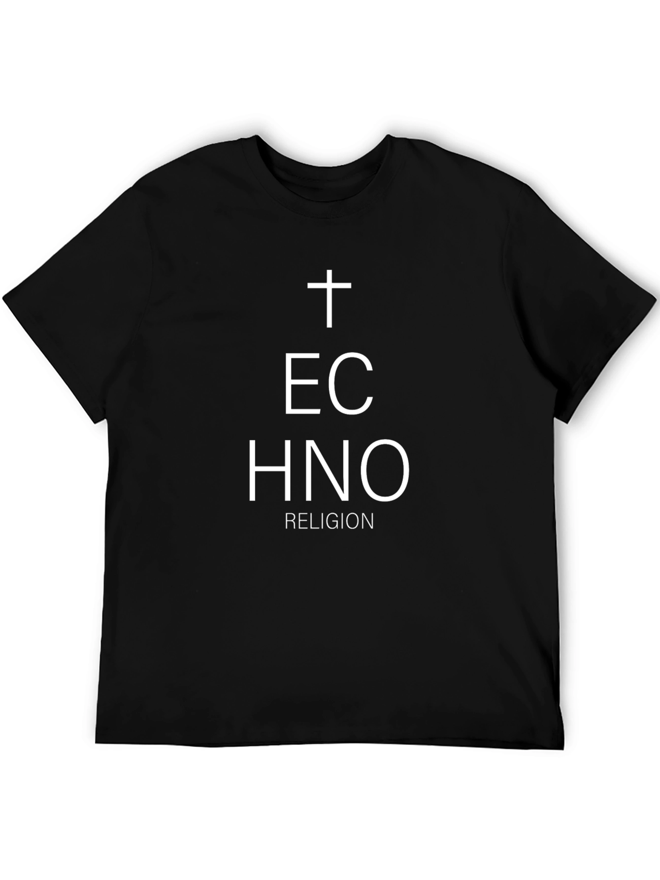 Techno Religion Black T-Shirt