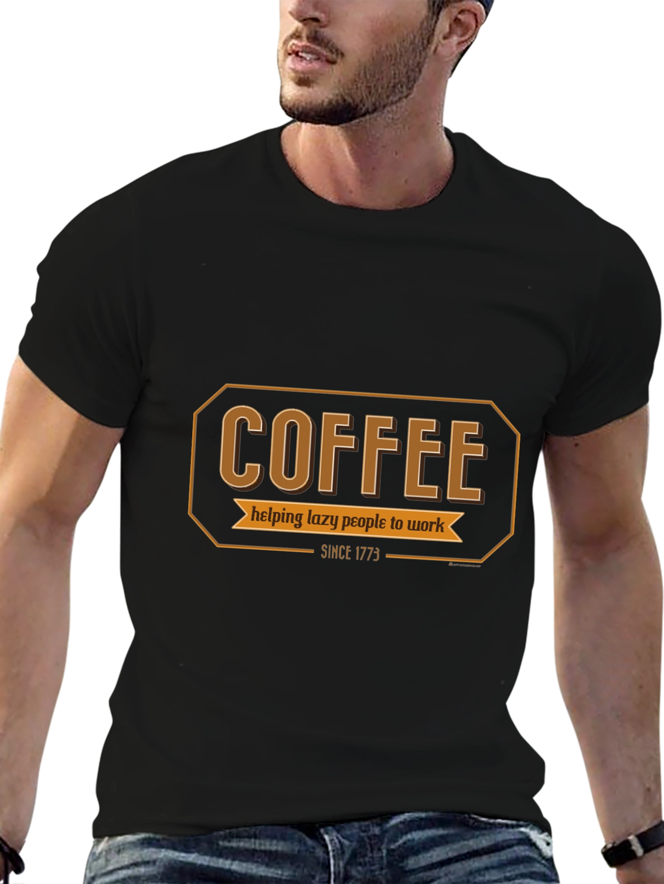Coffee Helping Lazy People Work T-Shirt