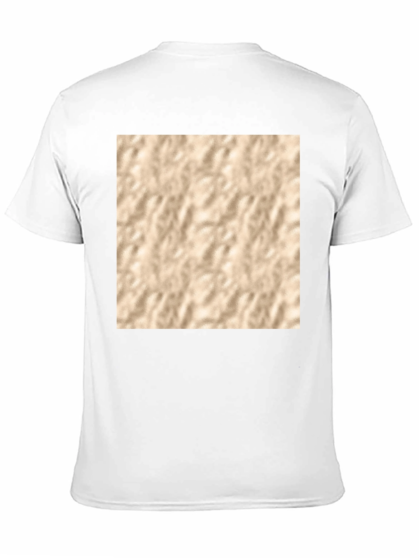 Abstract Texture Print Black T-Shirt