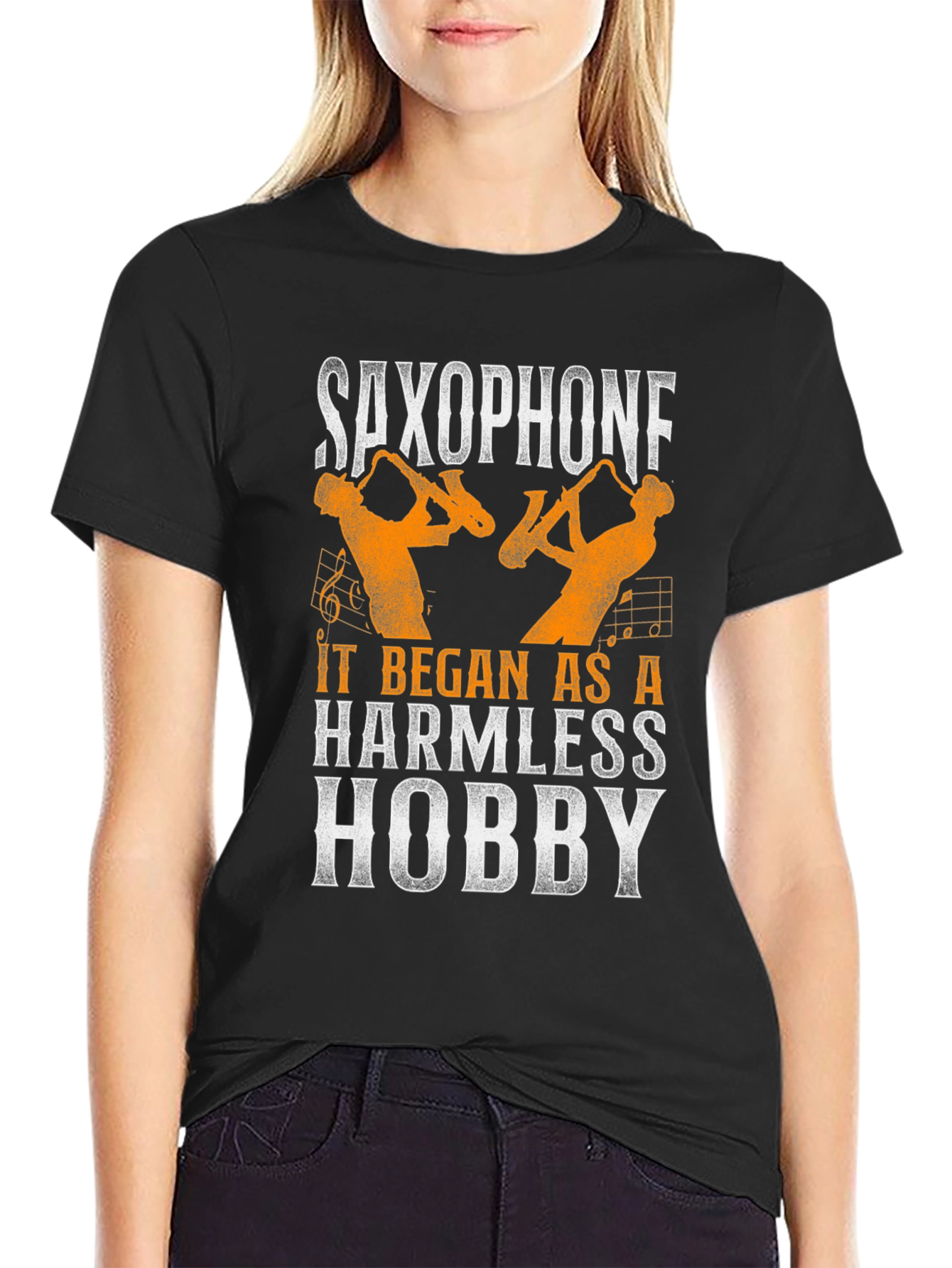 Saxophone Harmless Hobby T-Shirt - Music Lover Tee