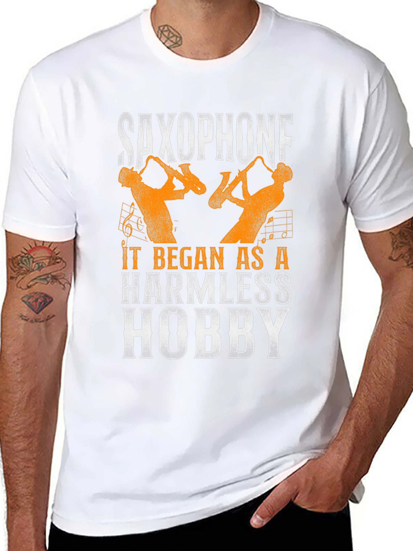 Saxophone Harmless Hobby T-Shirt - Music Lover Tee