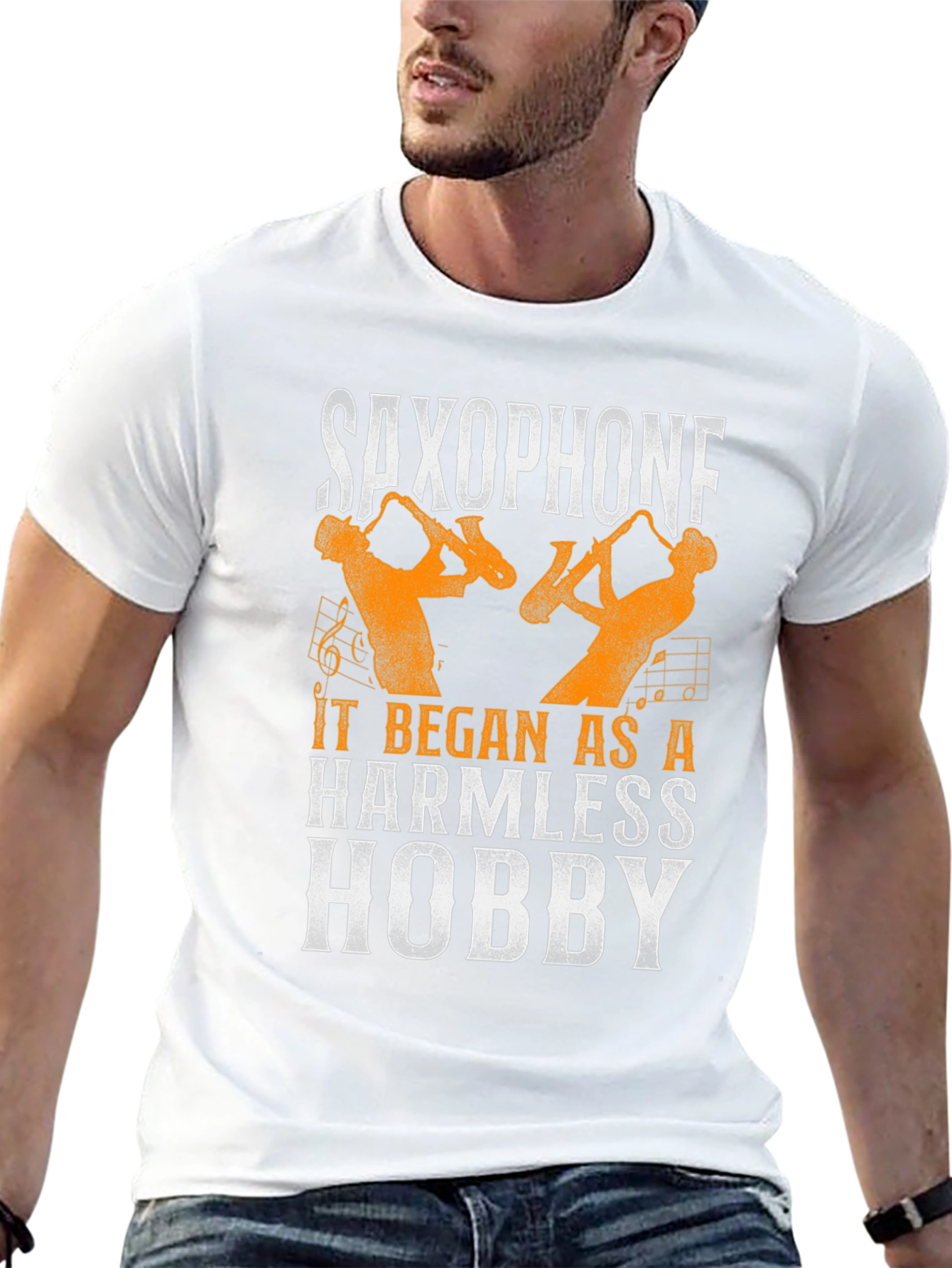Saxophone Harmless Hobby T-Shirt - Music Lover Tee