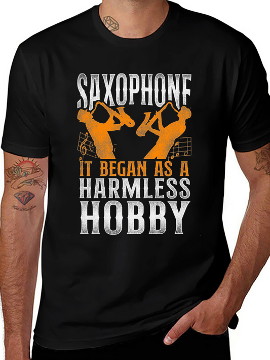 Saxophone Harmless Hobby T-Shirt - Music Lover Tee